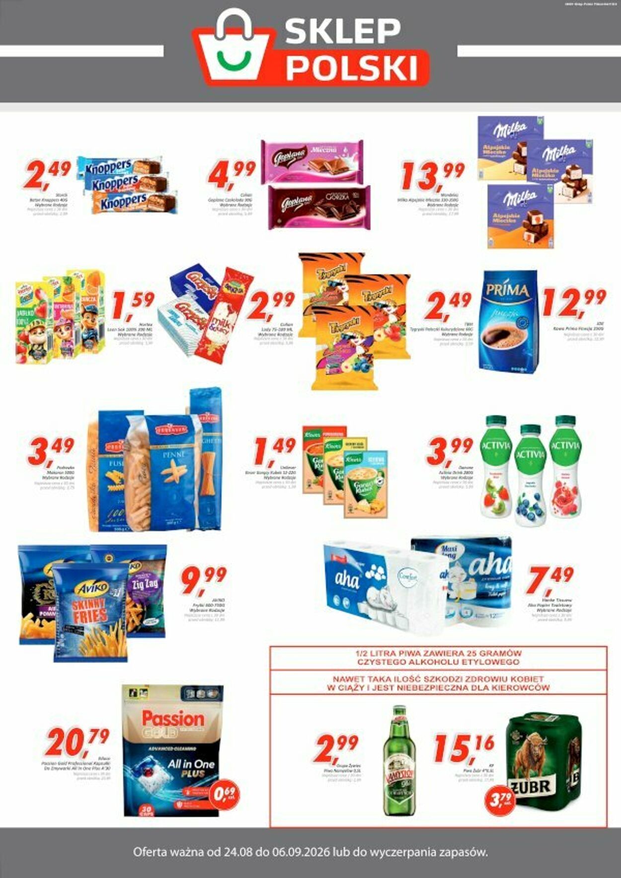 Gazetka Sklep Polski 24.08.2026 - 06.09.2026