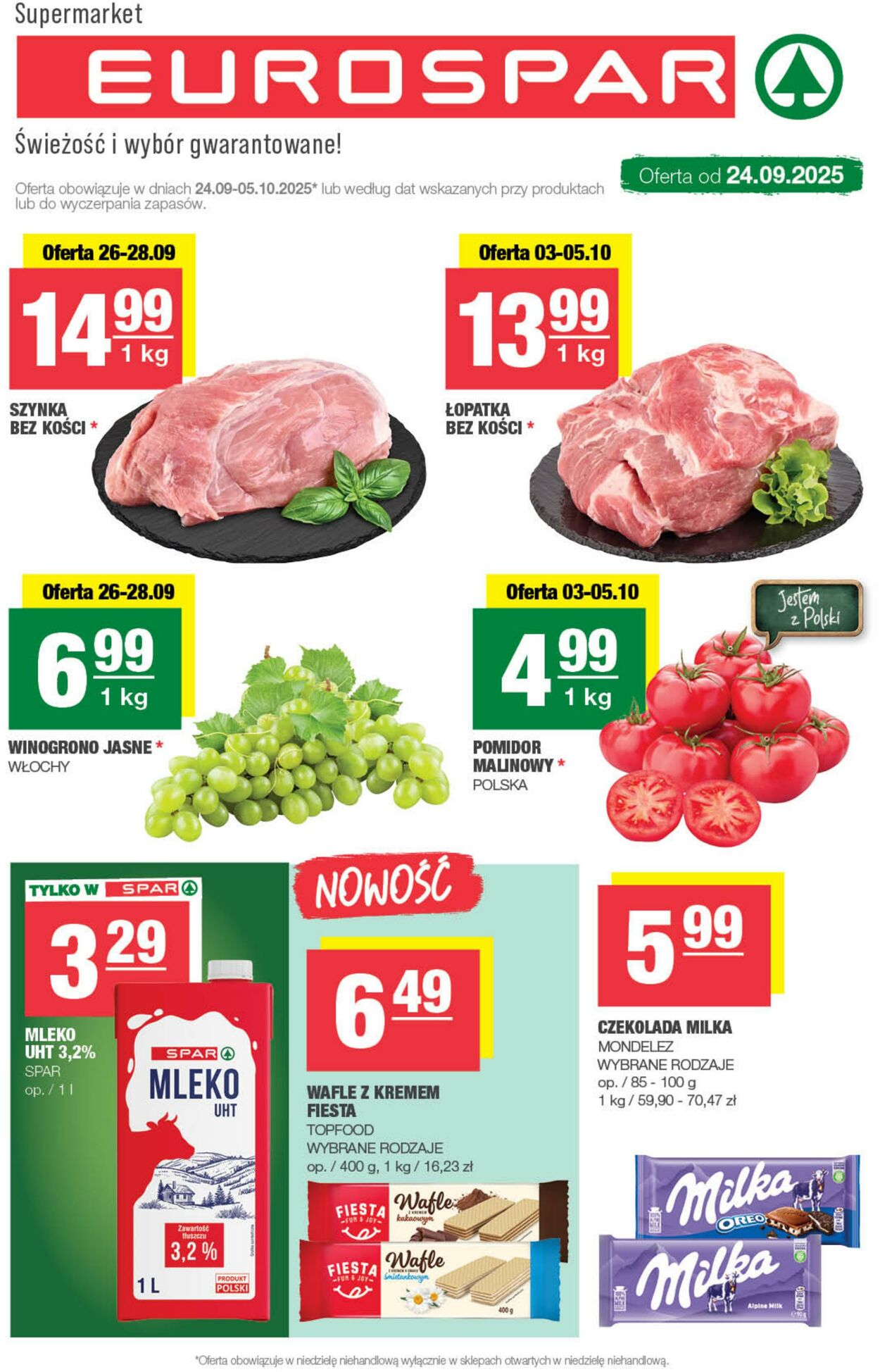 Gazetka Spar 24.09.2025 - 05.10.2025