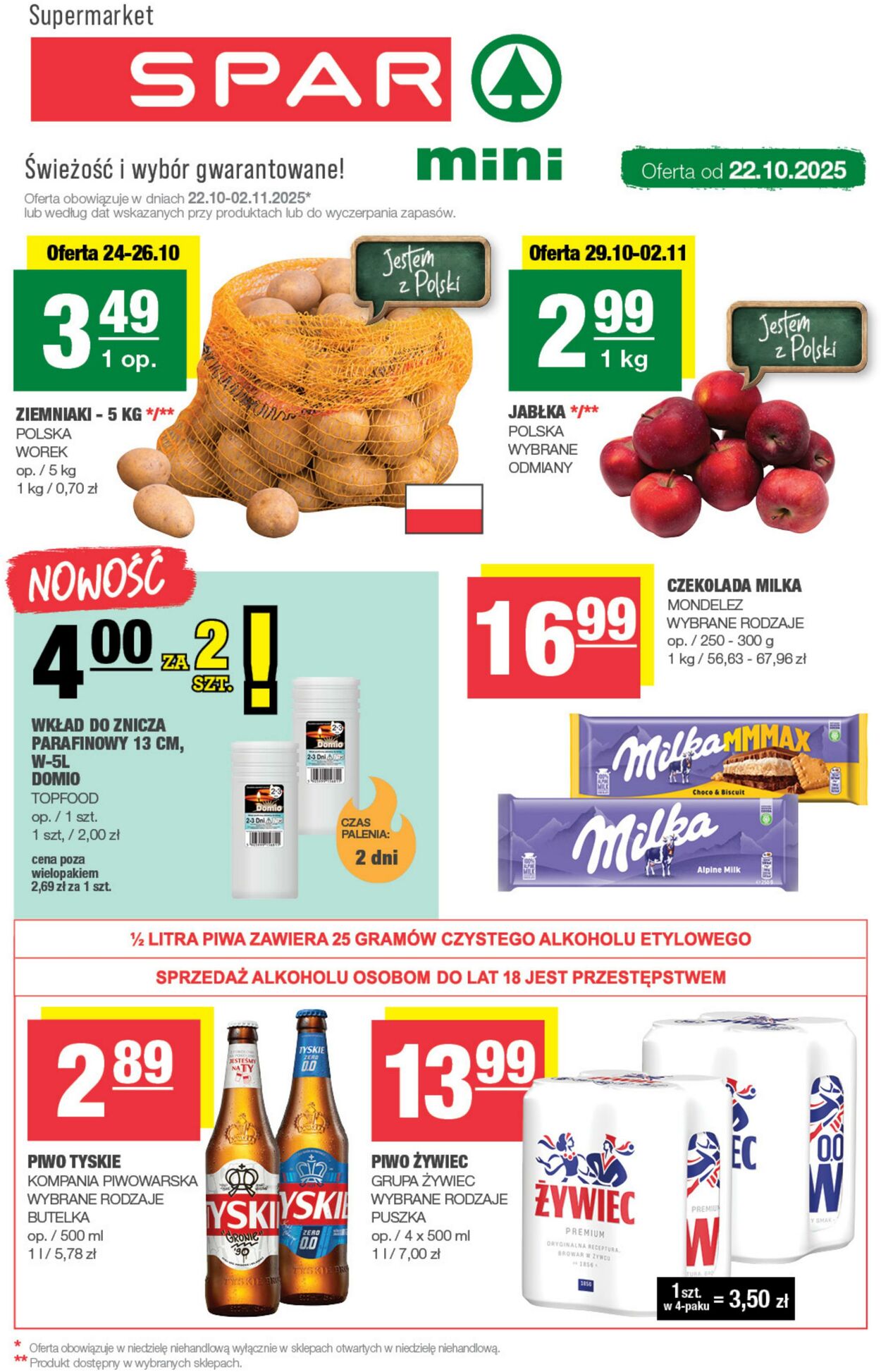 Gazetka Spar 22.10.2025 - 02.11.2025