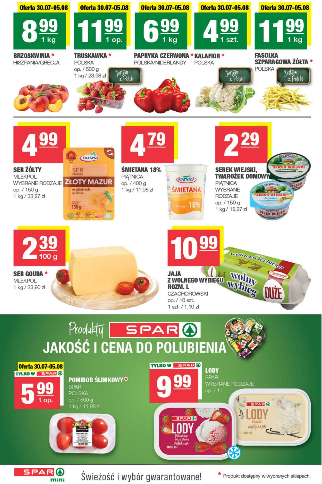 Gazetka Spar 30.07.2025 - 10.08.2025