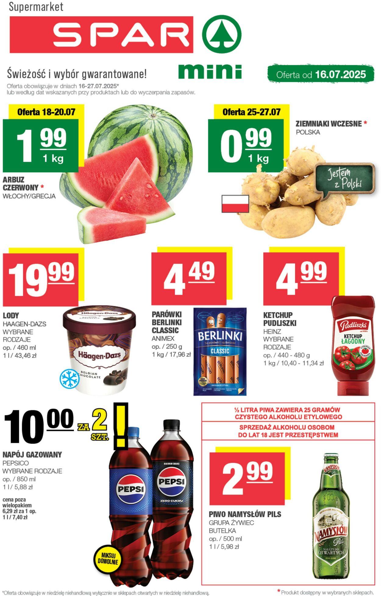 Gazetka Spar 16.07.2025 - 27.07.2025