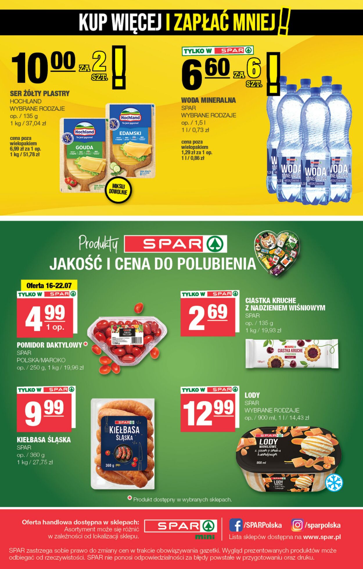 Gazetka Spar 16.07.2025 - 27.07.2025