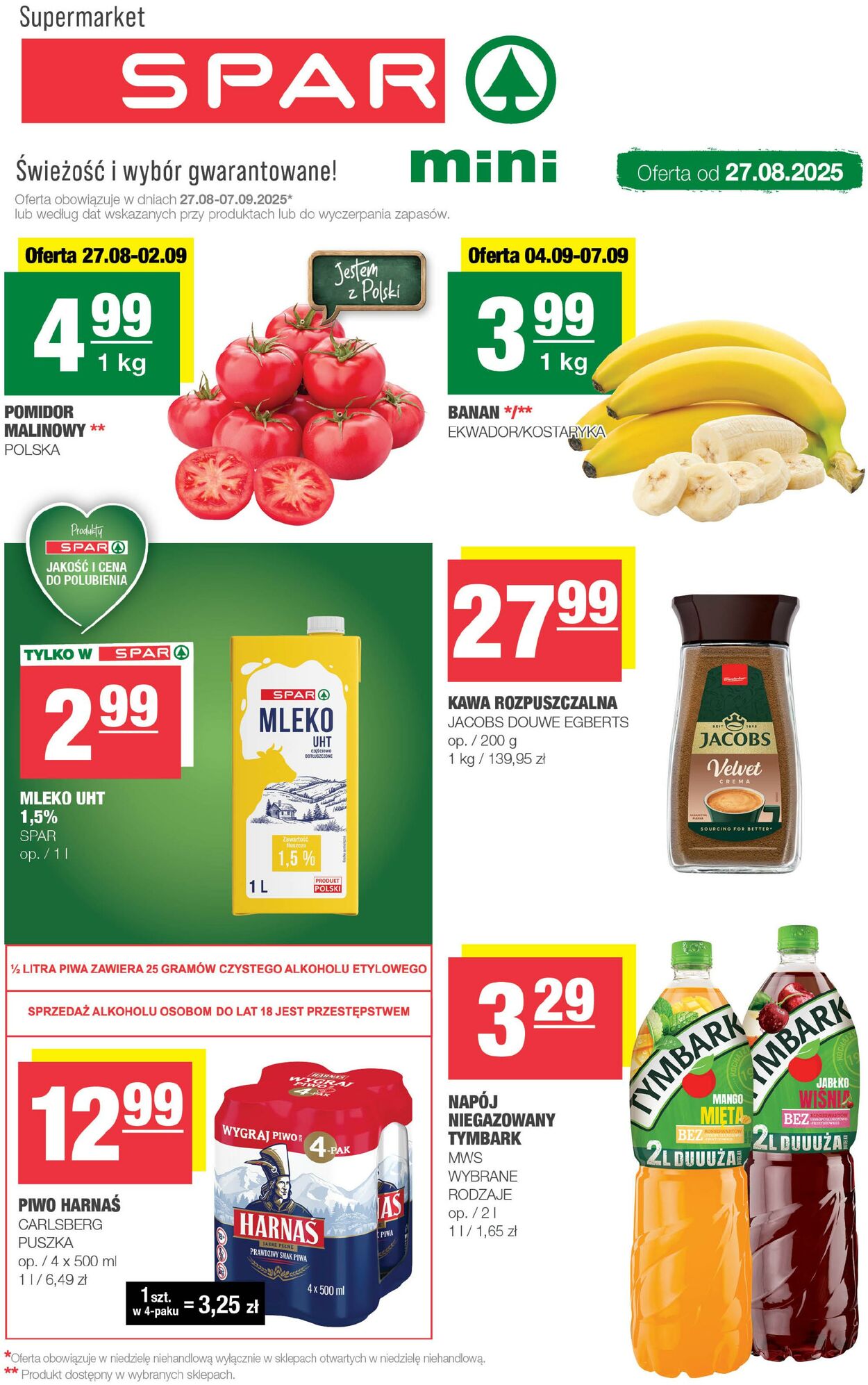 Gazetka Spar 27.08.2025 - 07.09.2025
