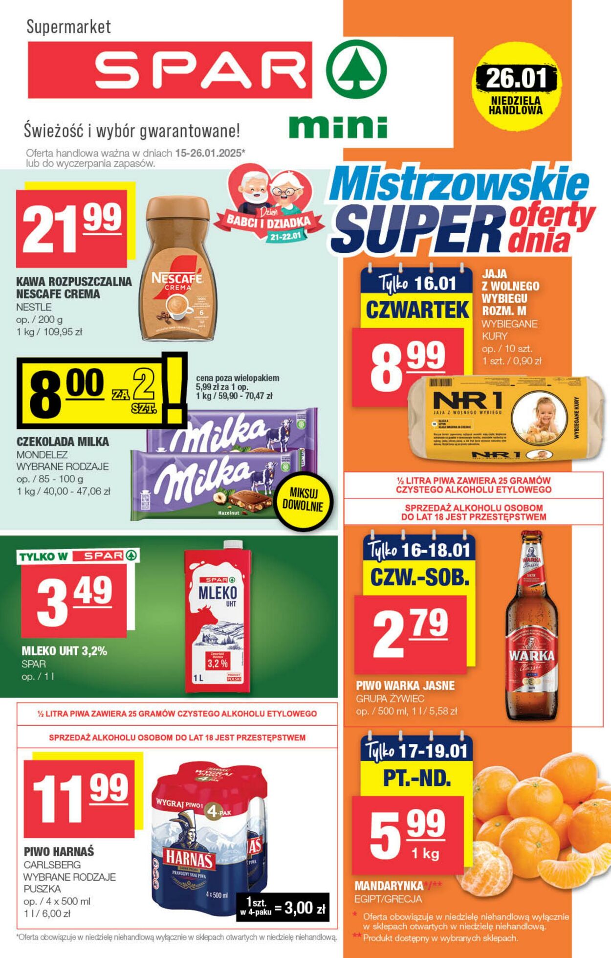 Gazetka Spar 15.01.2025 - 26.01.2025