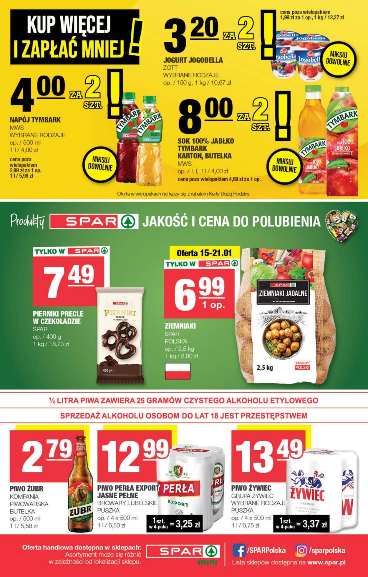 Gazetka Spar 15.01.2025 - 26.01.2025