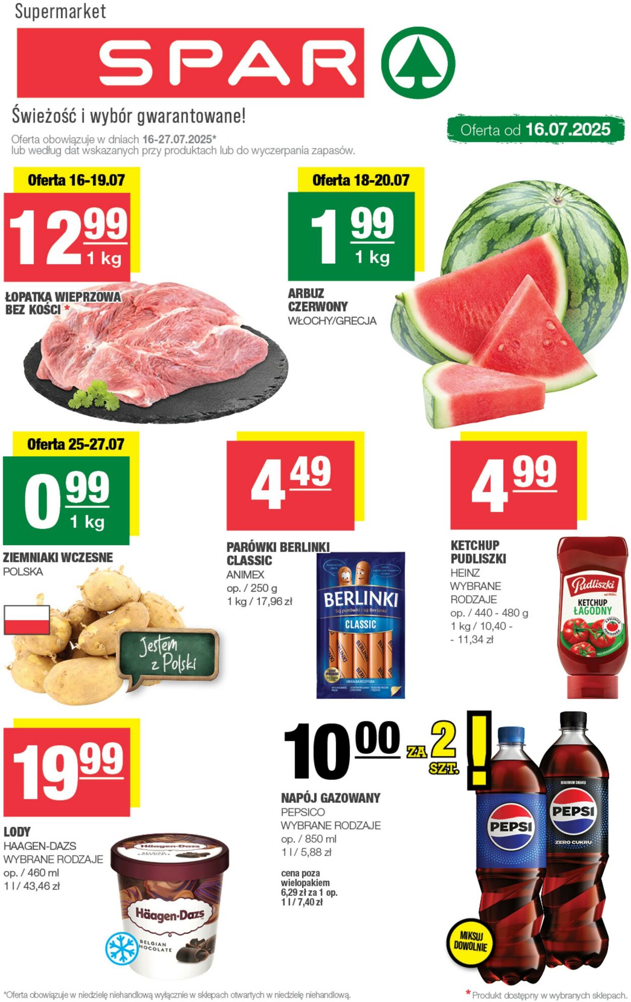 Gazetka Spar 16.07.2025 - 27.07.2025