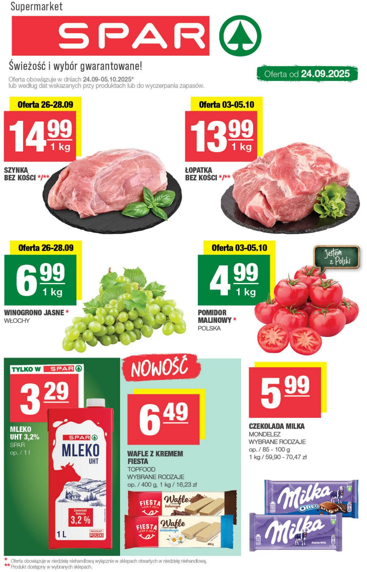 Gazetka Spar 24.09.2025 - 05.10.2025