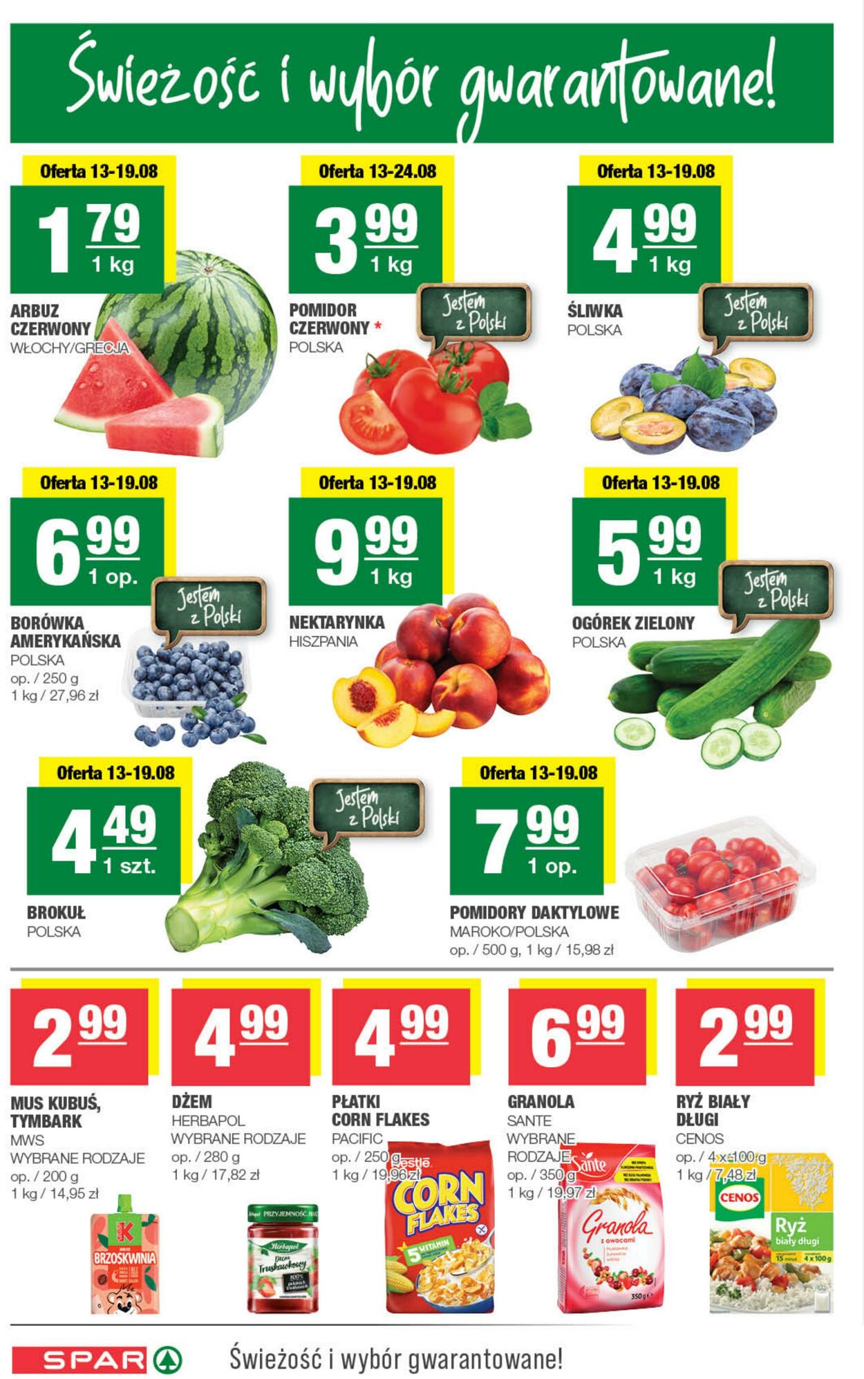 Gazetka Spar 13.08.2025 - 24.08.2025