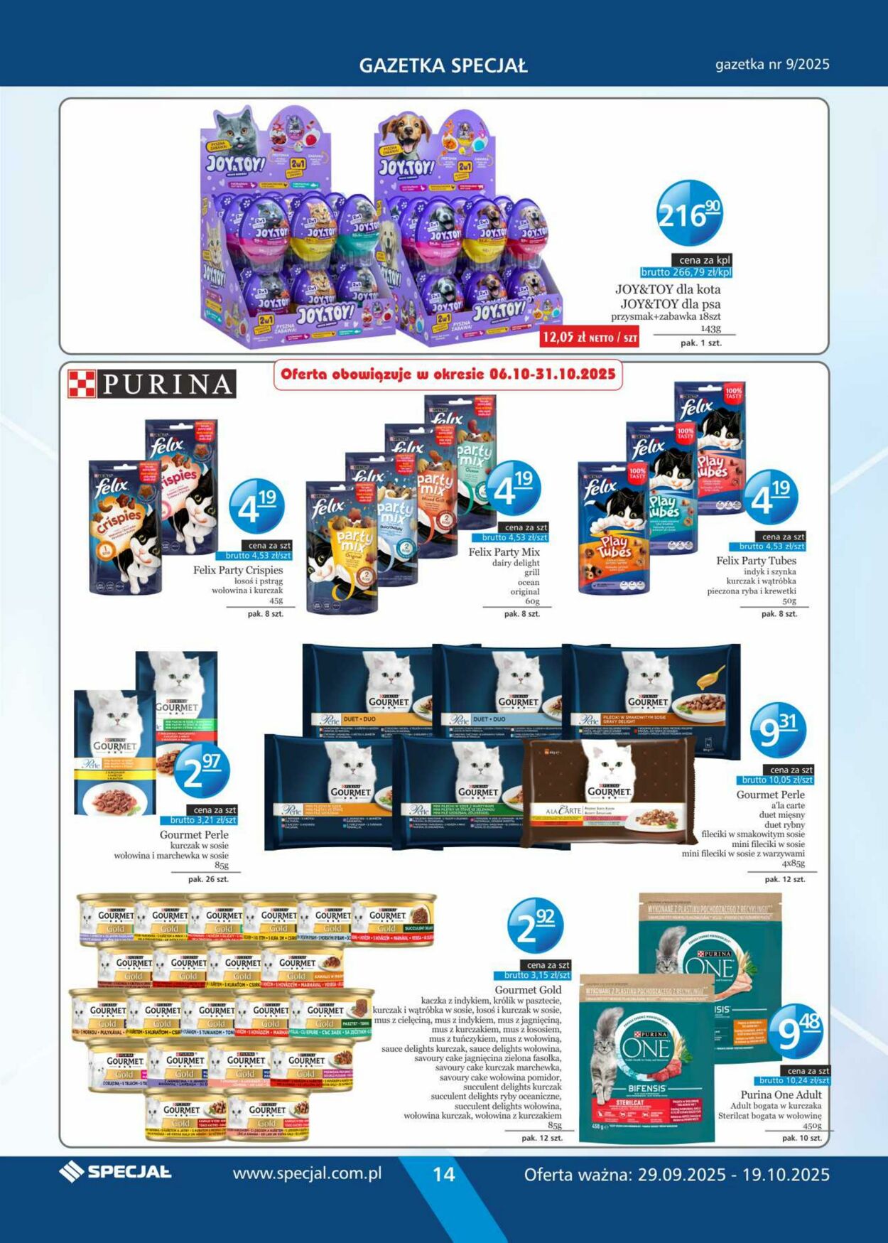 Gazetka Specjał 29.09.2025 - 19.10.2025