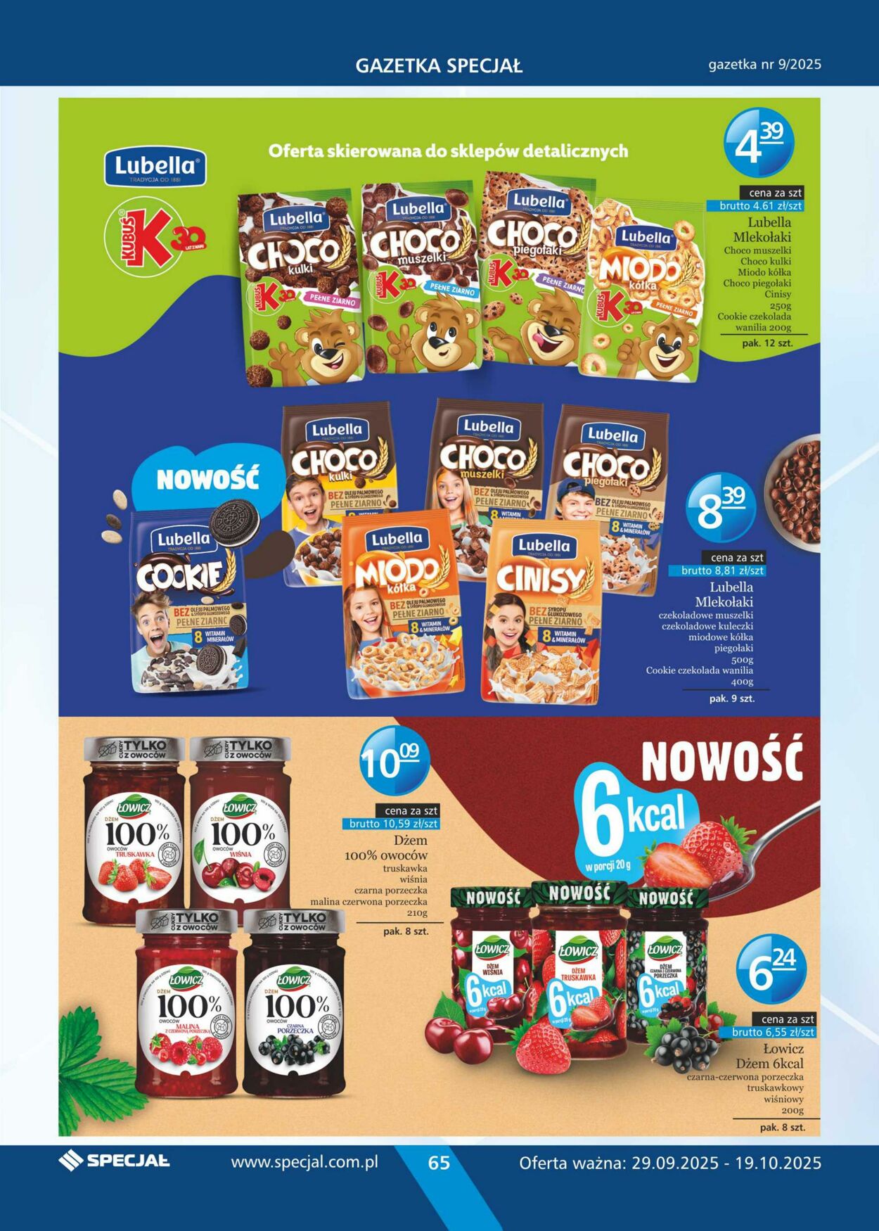 Gazetka Specjał 29.09.2025 - 19.10.2025