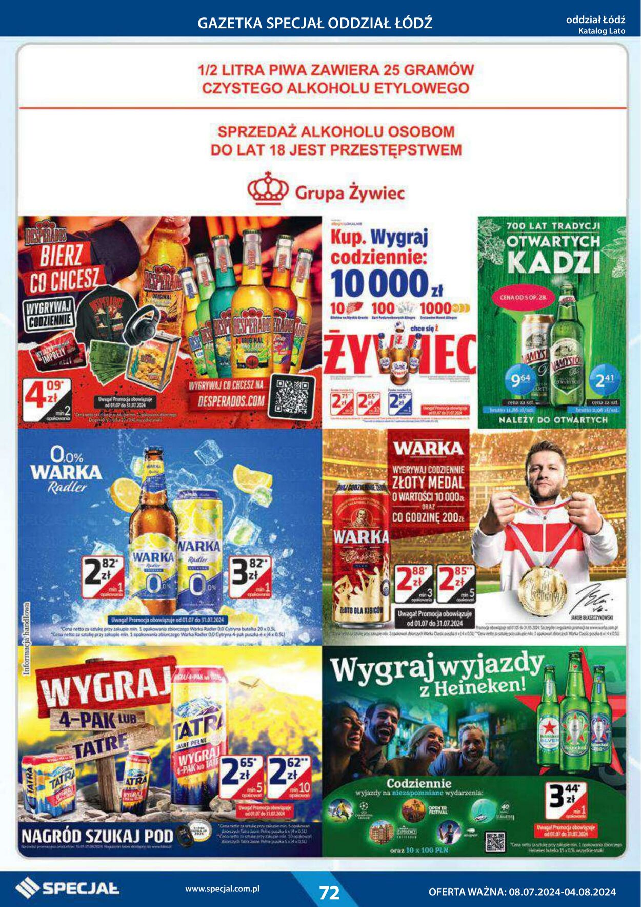 Gazetka Specjał 08.07.2024 - 04.08.2024