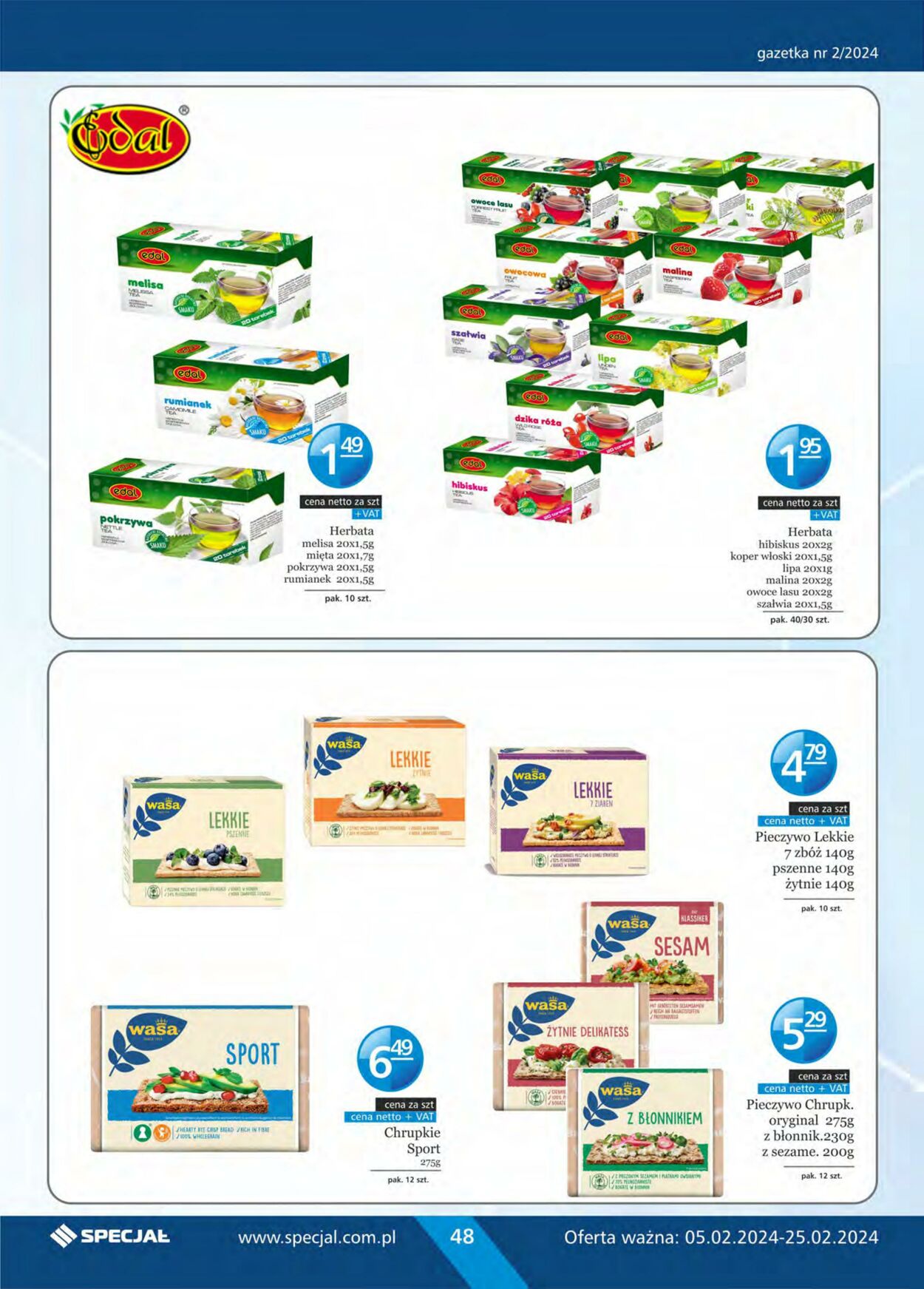 Gazetka Specjał 05.02.2024 - 25.02.2024
