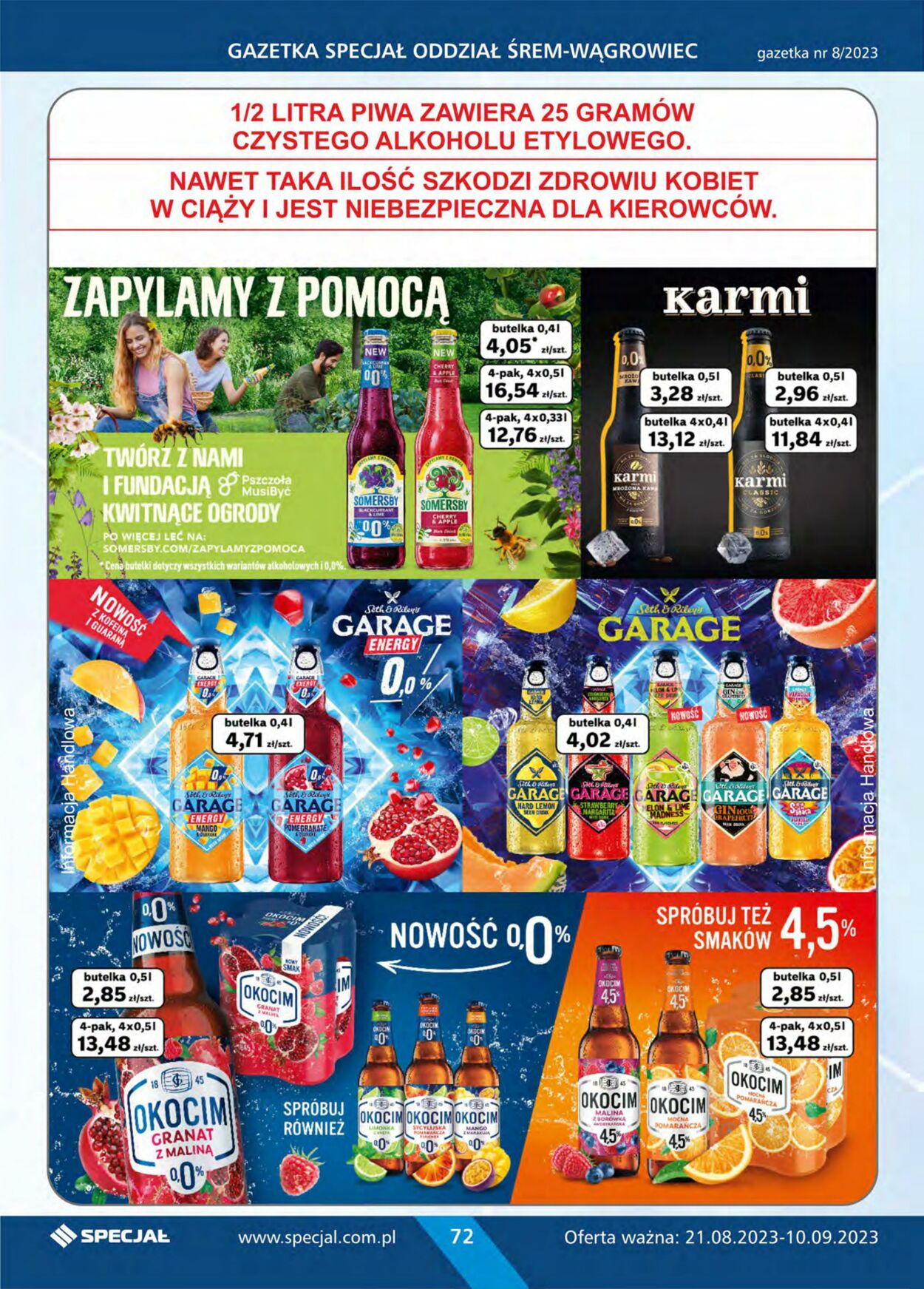 Gazetka Specjał 21.08.2023 - 10.09.2023