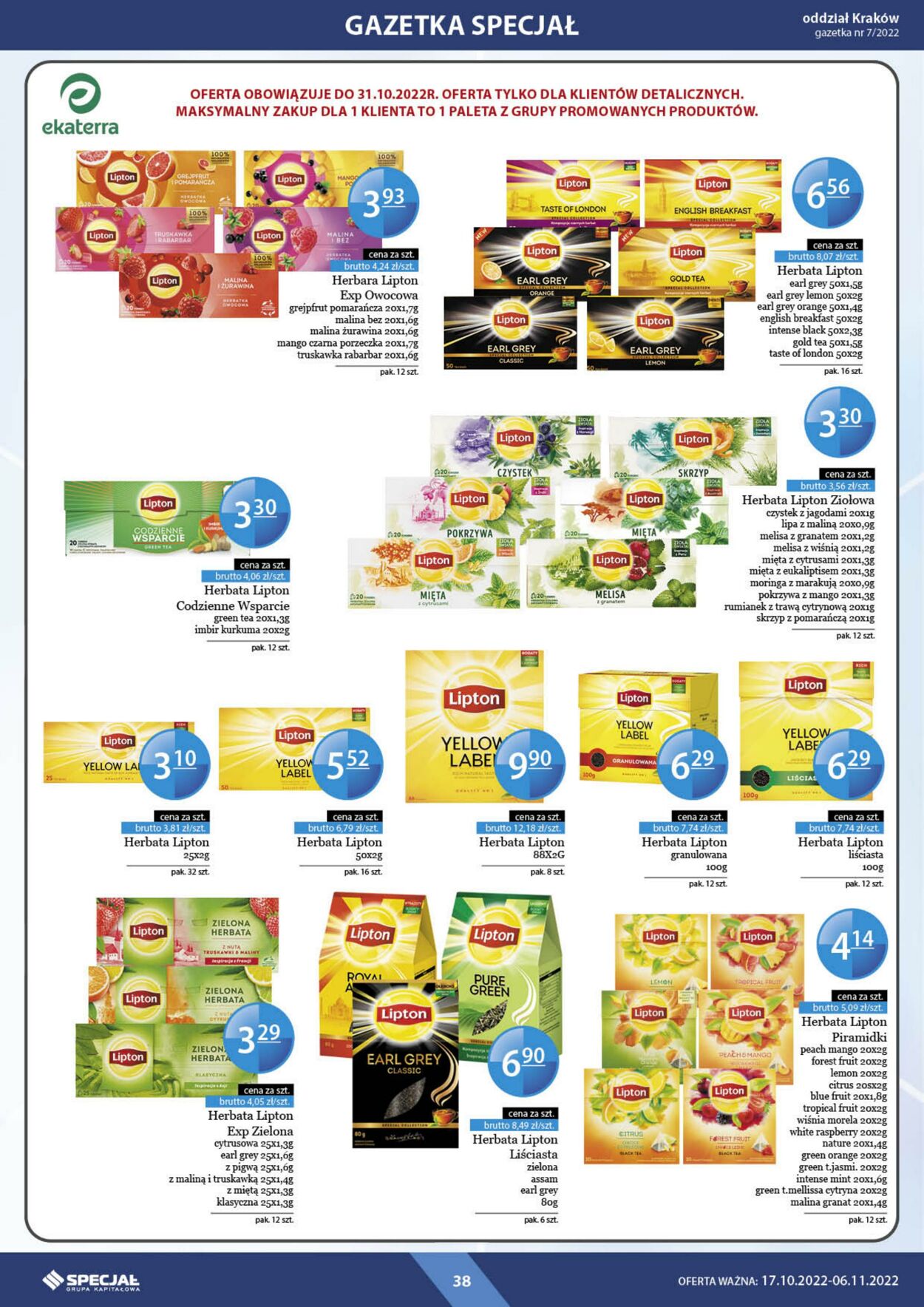 Gazetka Specjał 17.10.2022 - 06.11.2022