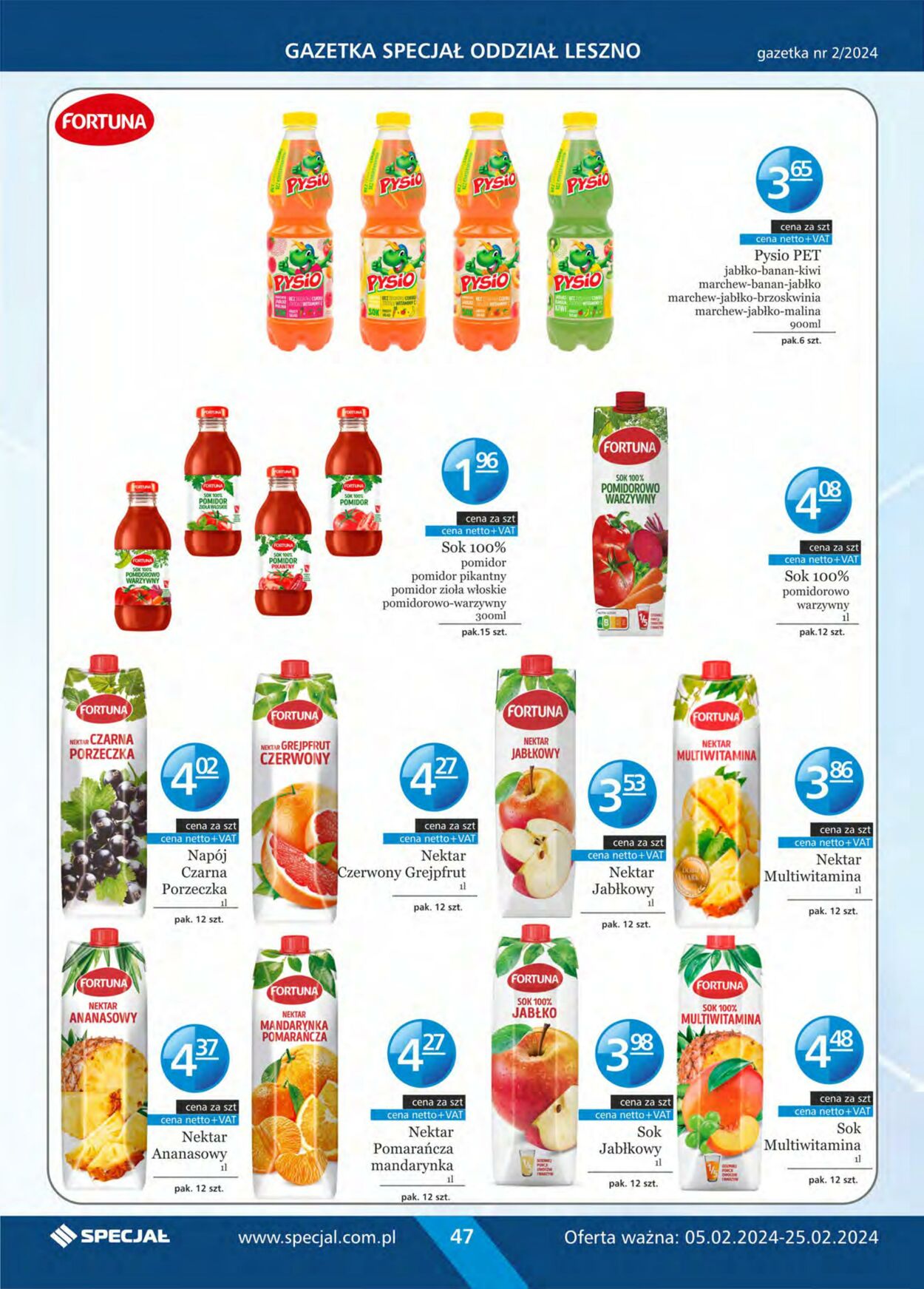 Gazetka Specjał 05.02.2024 - 25.02.2024
