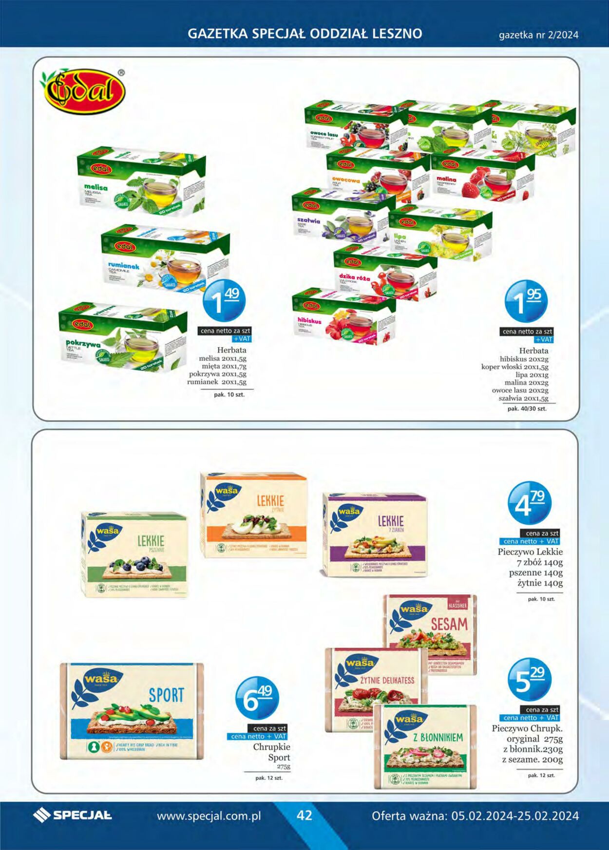 Gazetka Specjał 05.02.2024 - 25.02.2024