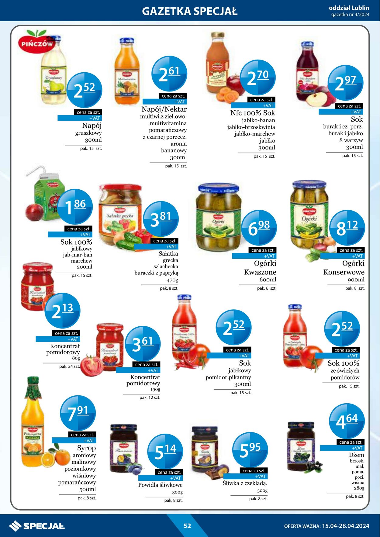 Gazetka Specjał 15.04.2024 - 28.04.2024