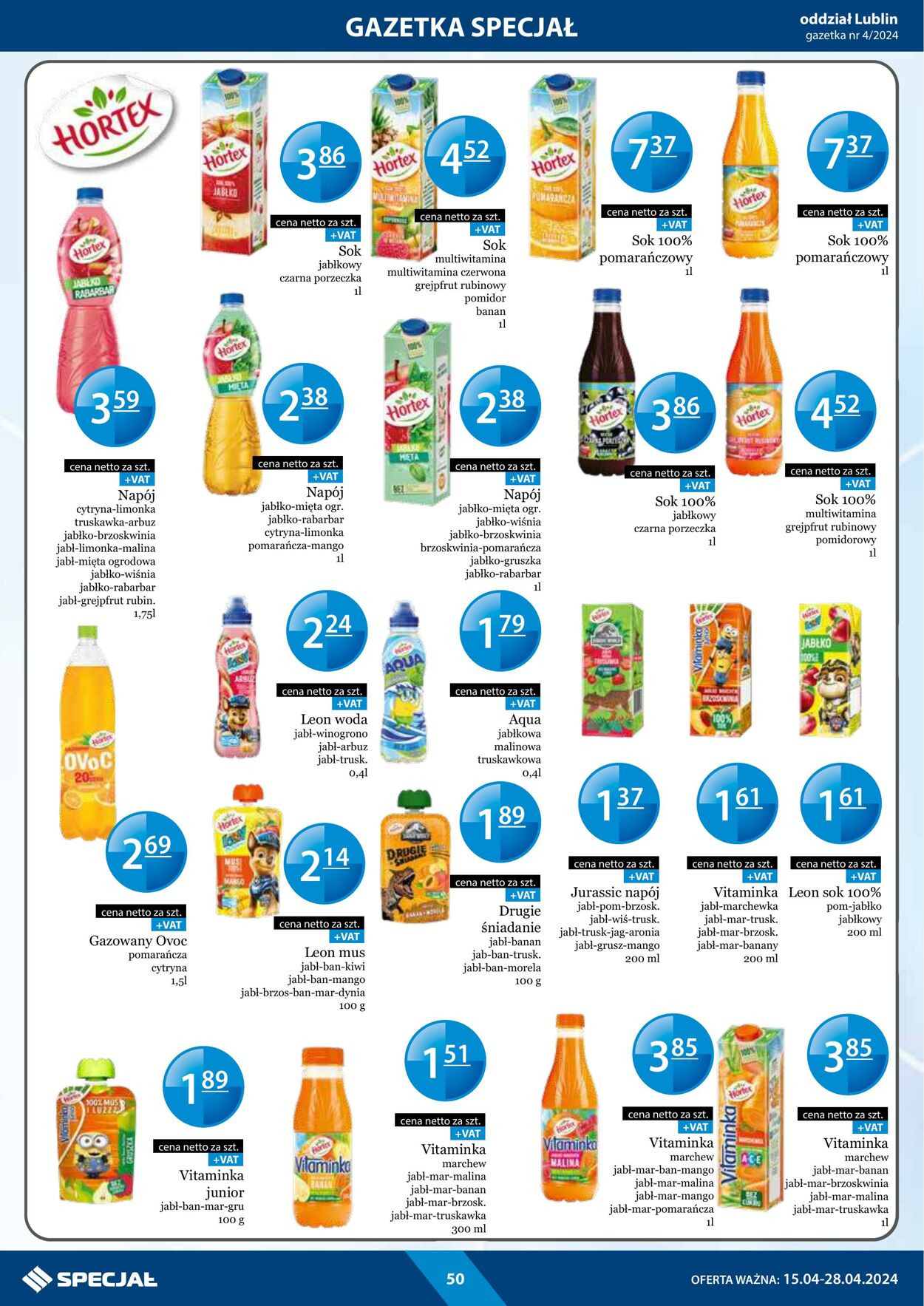 Gazetka Specjał 15.04.2024 - 28.04.2024