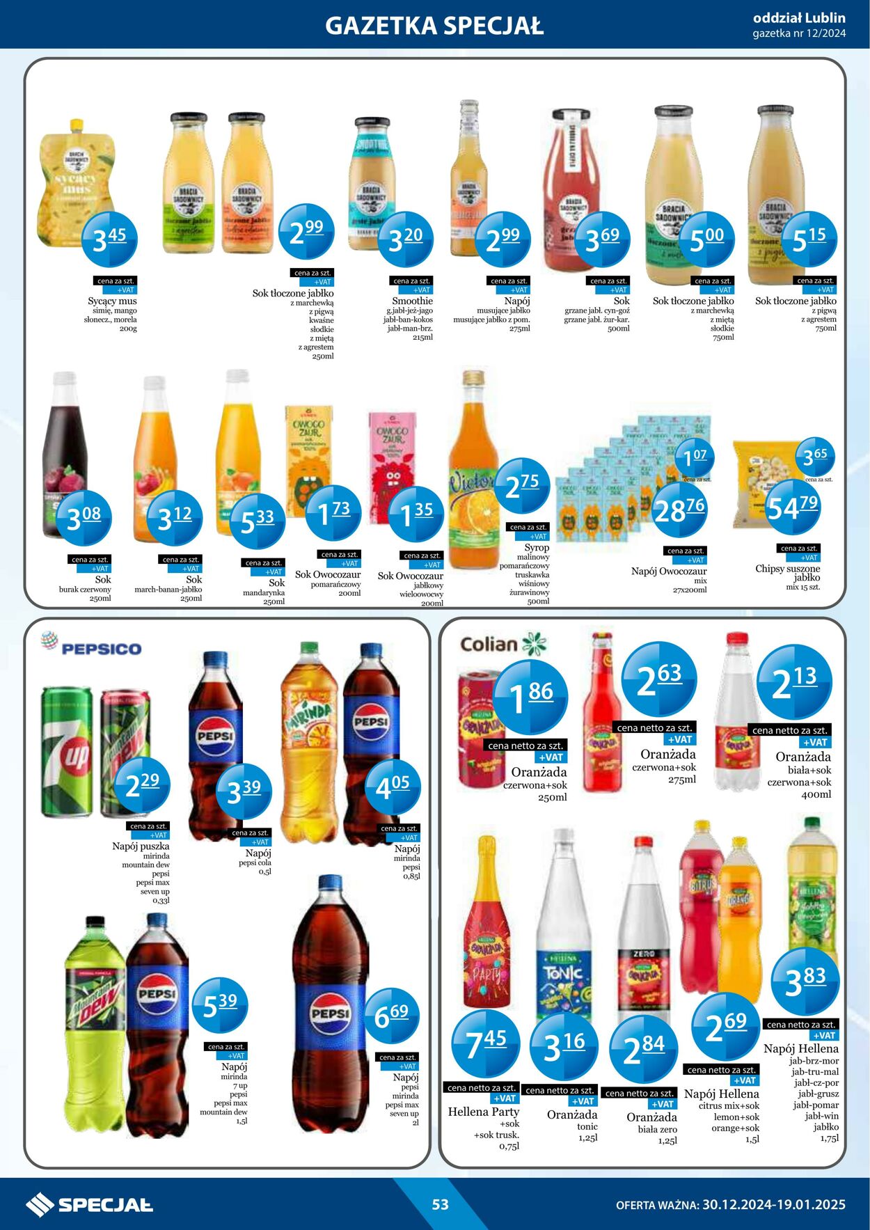 Gazetka Specjał 30.12.2025 - 19.01.2026