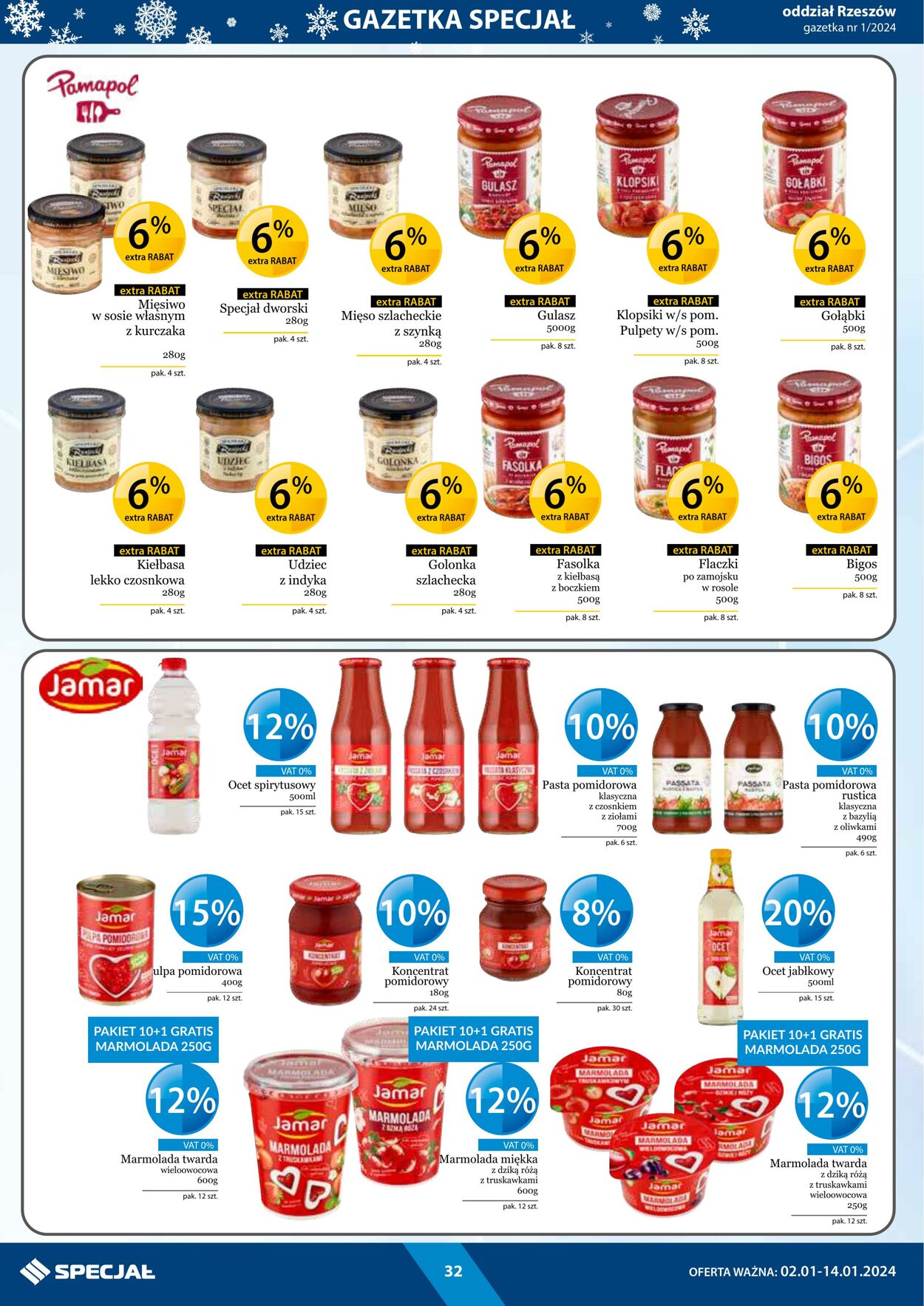 Gazetka Specjał 02.01.2024 - 14.01.2024