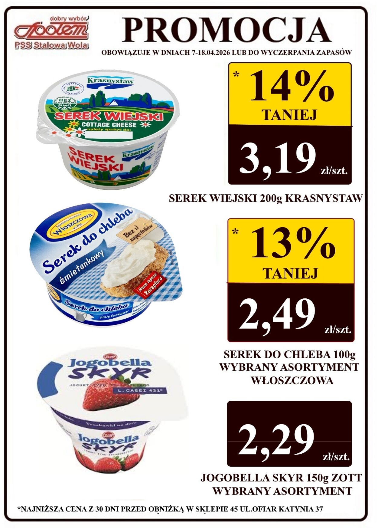 Gazetka Społem 07.04.2026 - 15.04.2026