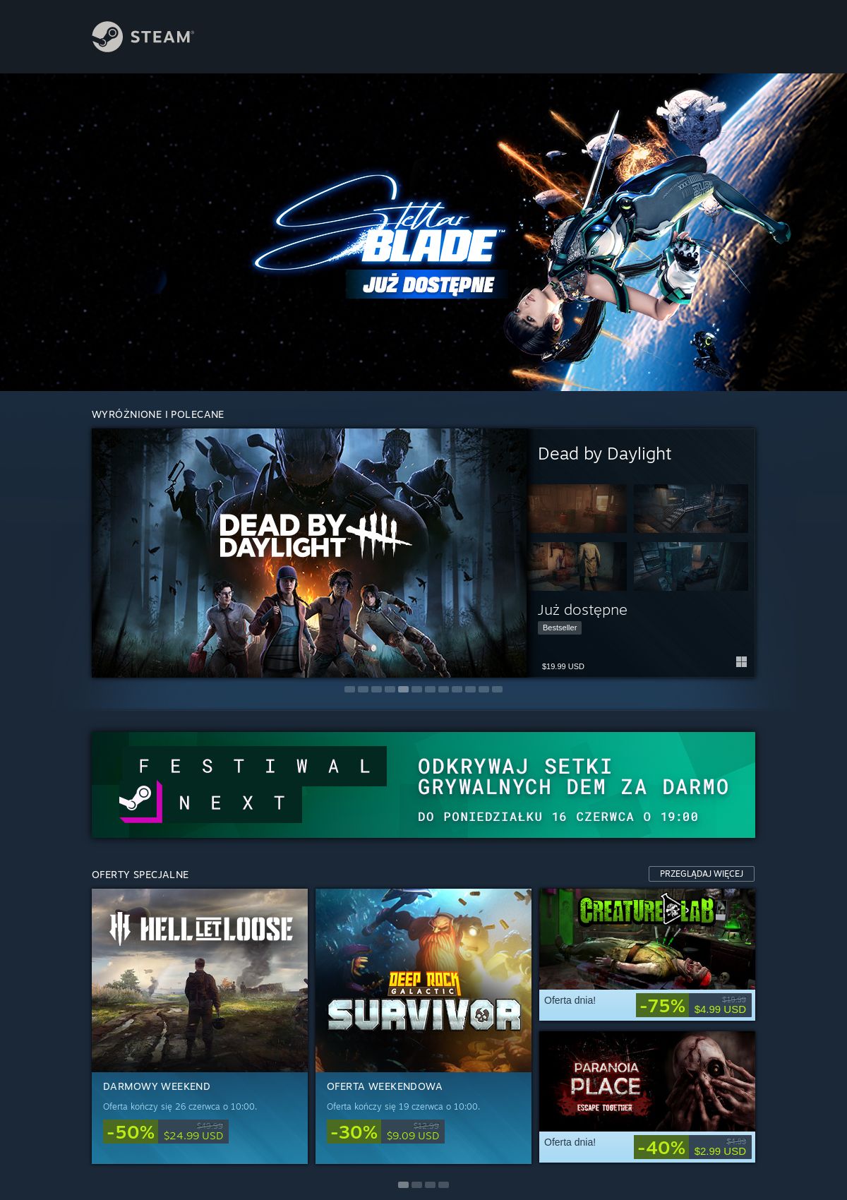 Gazetka Steam 13.06.2025 - 19.06.2025