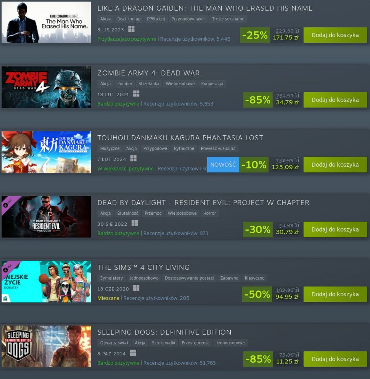 Gazetka Steam 09.02.2024 - 15.02.2024