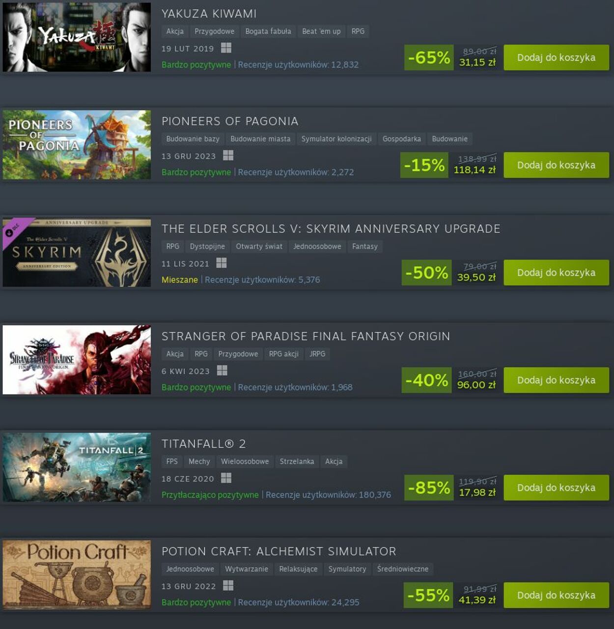 Gazetka Steam 09.02.2024 - 15.02.2024