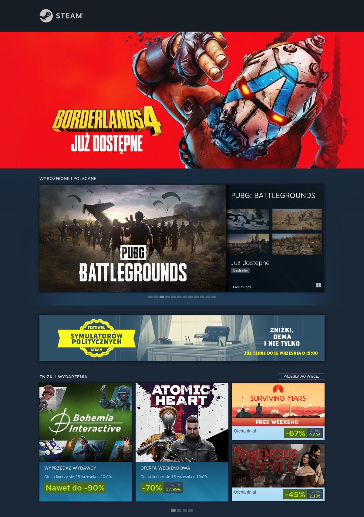 Gazetka Steam 12.09.2025 - 18.09.2025