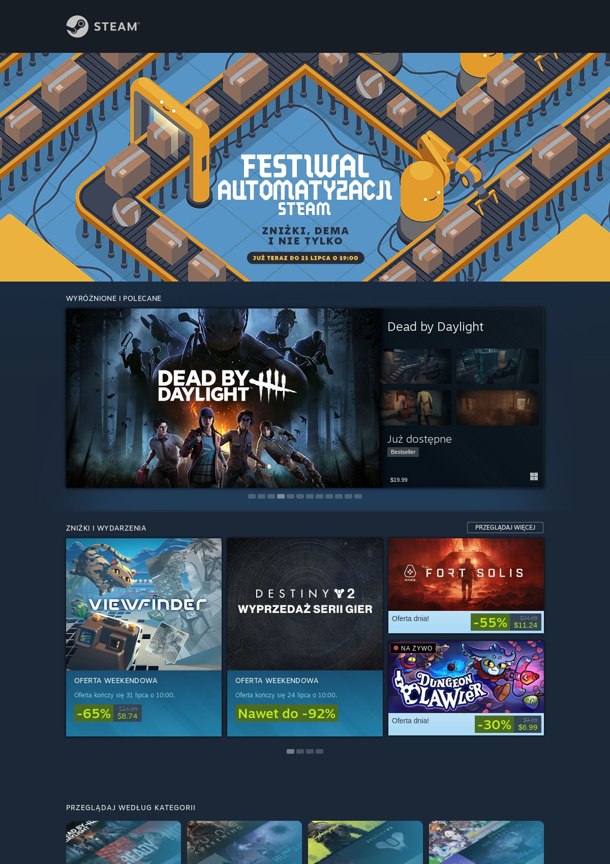 Gazetka Steam 18.07.2025 - 24.07.2025