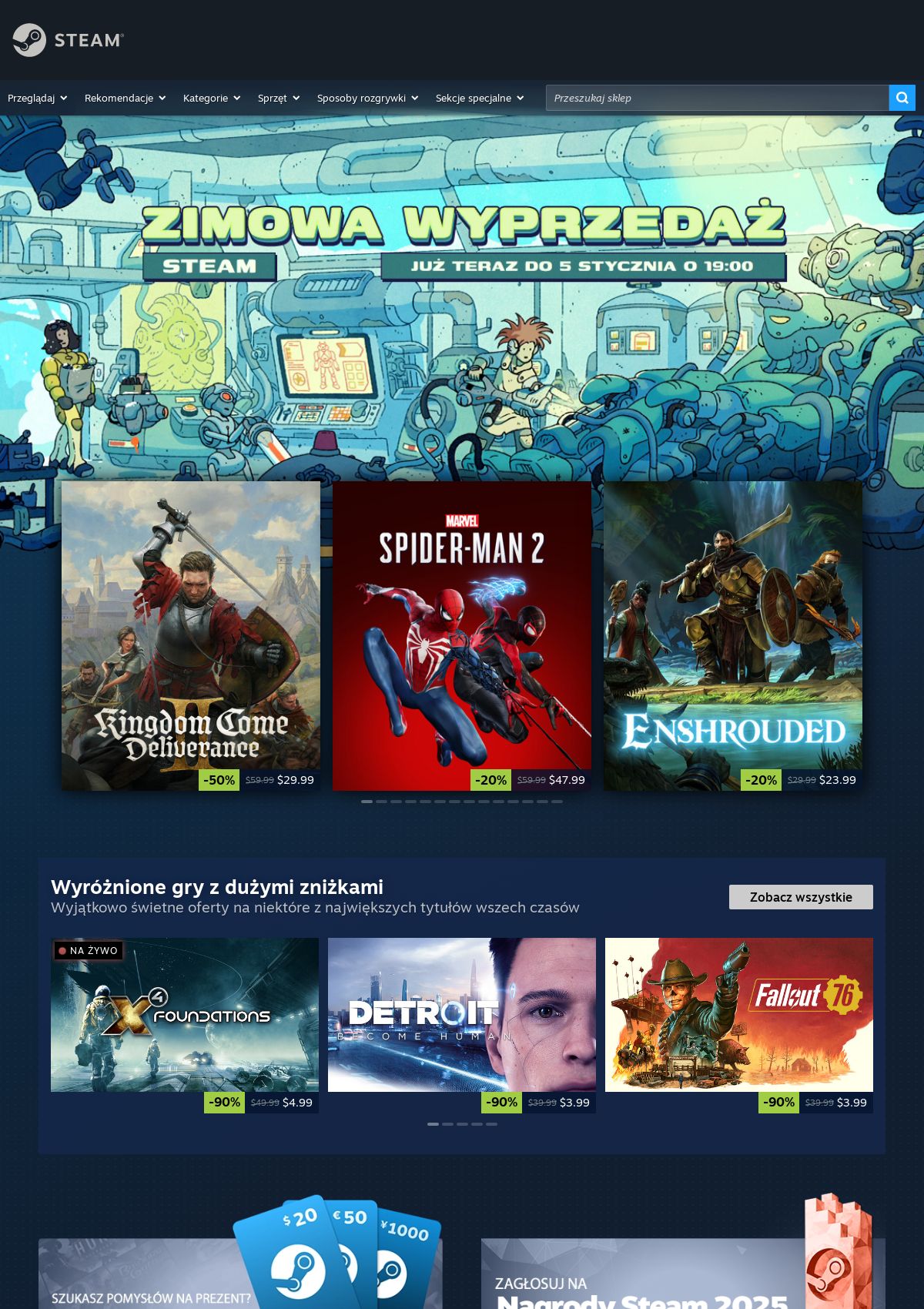 Gazetka Steam 19.12.2025 - 25.12.2025