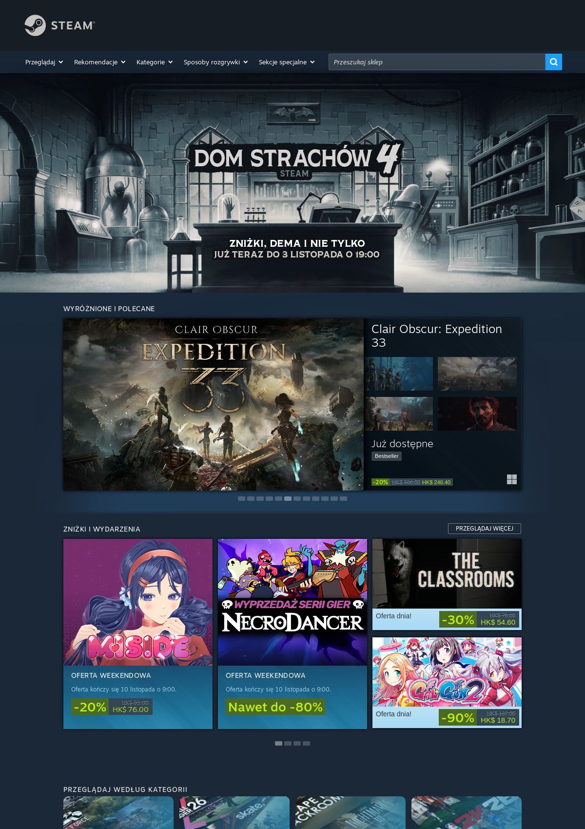 Gazetka Steam 31.10.2025 - 06.11.2025