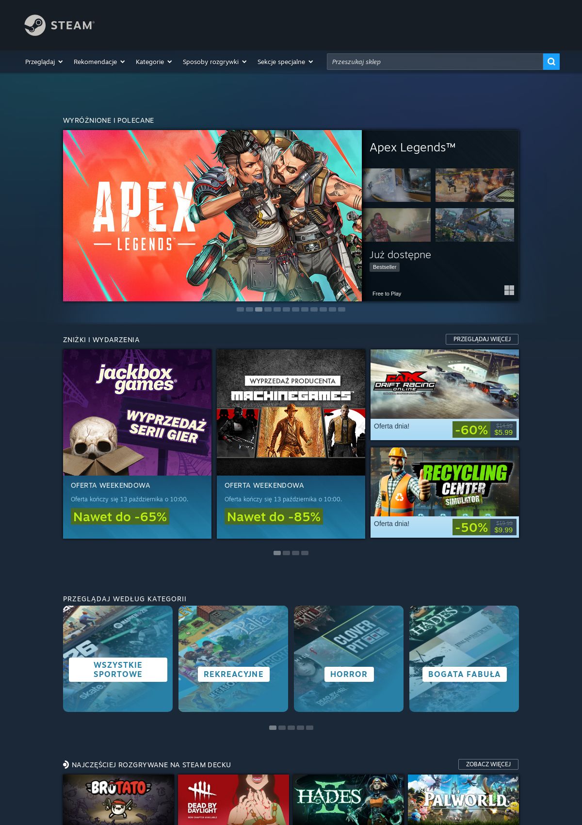 Gazetka Steam 10.10.2025 - 16.10.2025