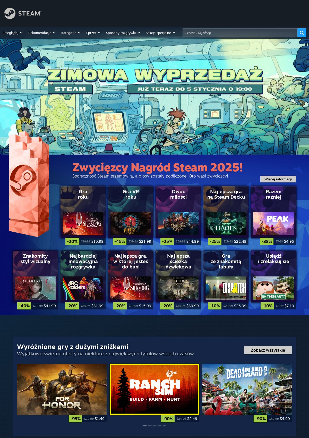 Gazetka Steam 02.01.2026 - 08.01.2026