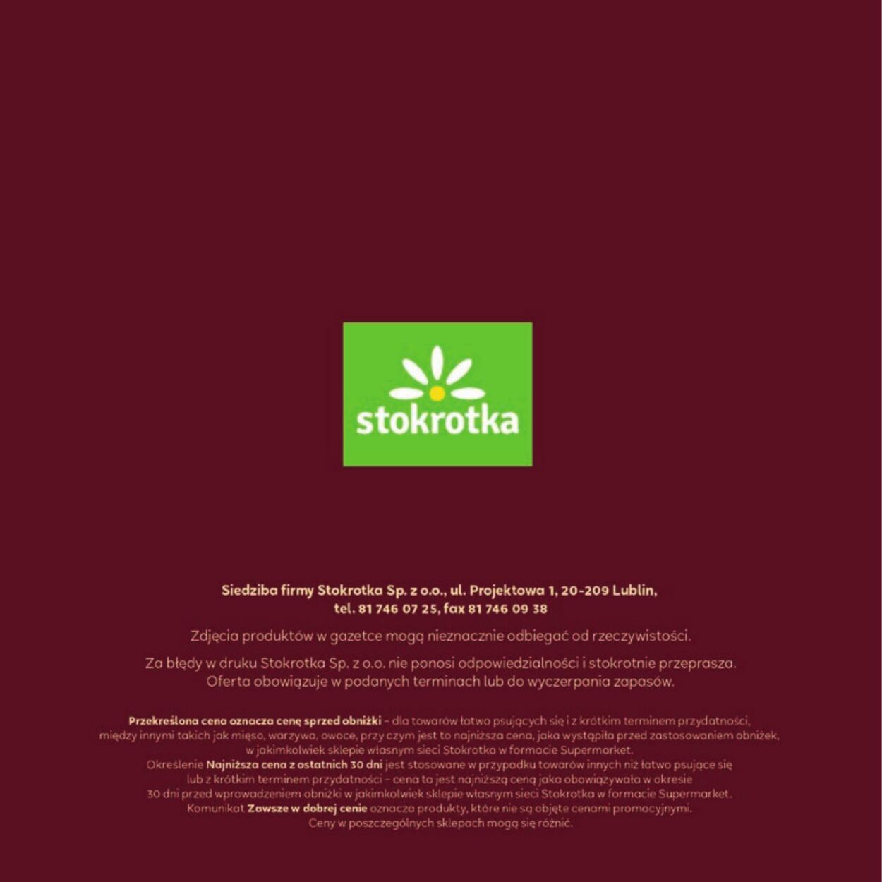 Gazetka Stokrotka 11.12.2025 - 29.12.2025