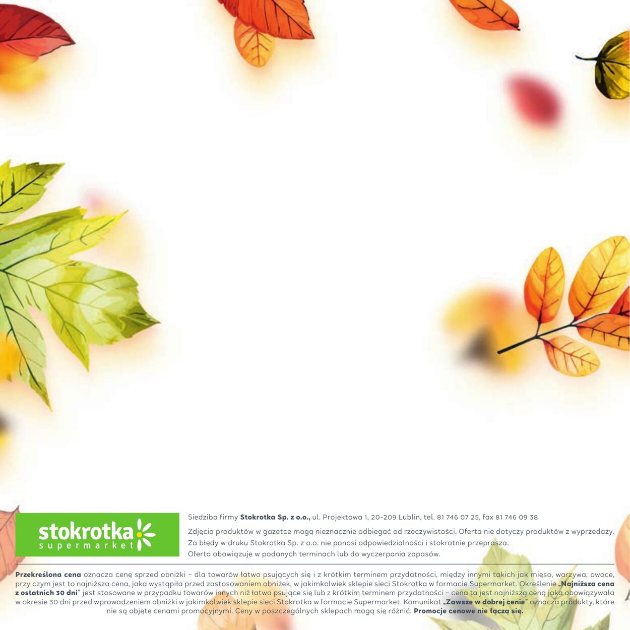 Gazetka Stokrotka 16.10.2025 - 29.10.2025