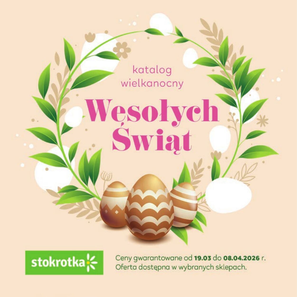 Gazetka Stokrotka 19.03.2026 - 08.04.2026