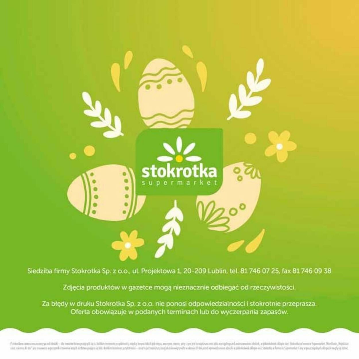 Gazetka Stokrotka 30.03.2023 - 12.04.2023