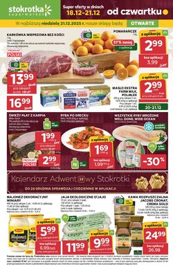 Gazetka Stokrotka 18.12.2025 - 21.12.2025