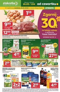 Gazetka Stokrotka 26.03.2026 - 01.04.2026