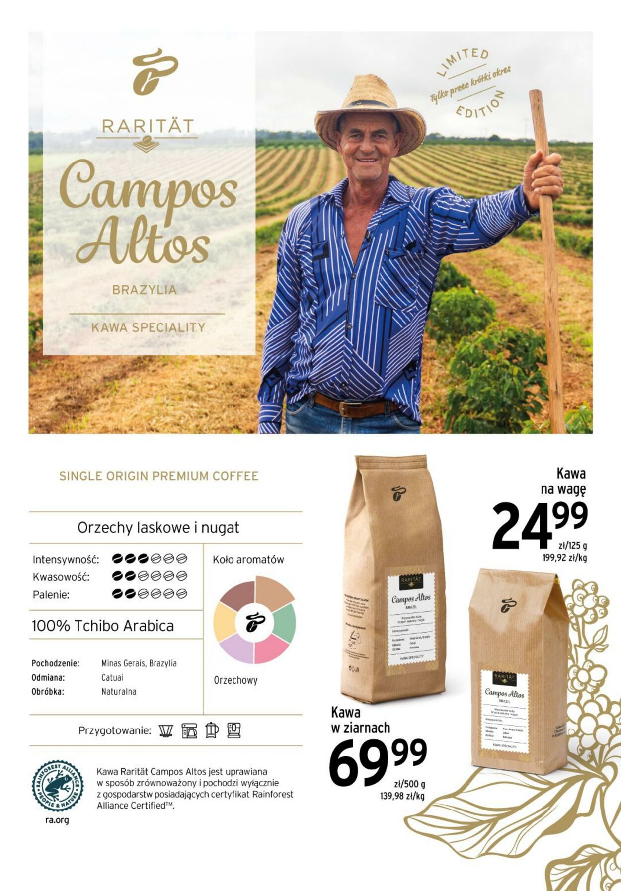Gazetka Tchibo - Campos Altos - nowa limitowana kawa Rarität prosto z Brazylii 4 cze, 2024 - 31 sie, 2024