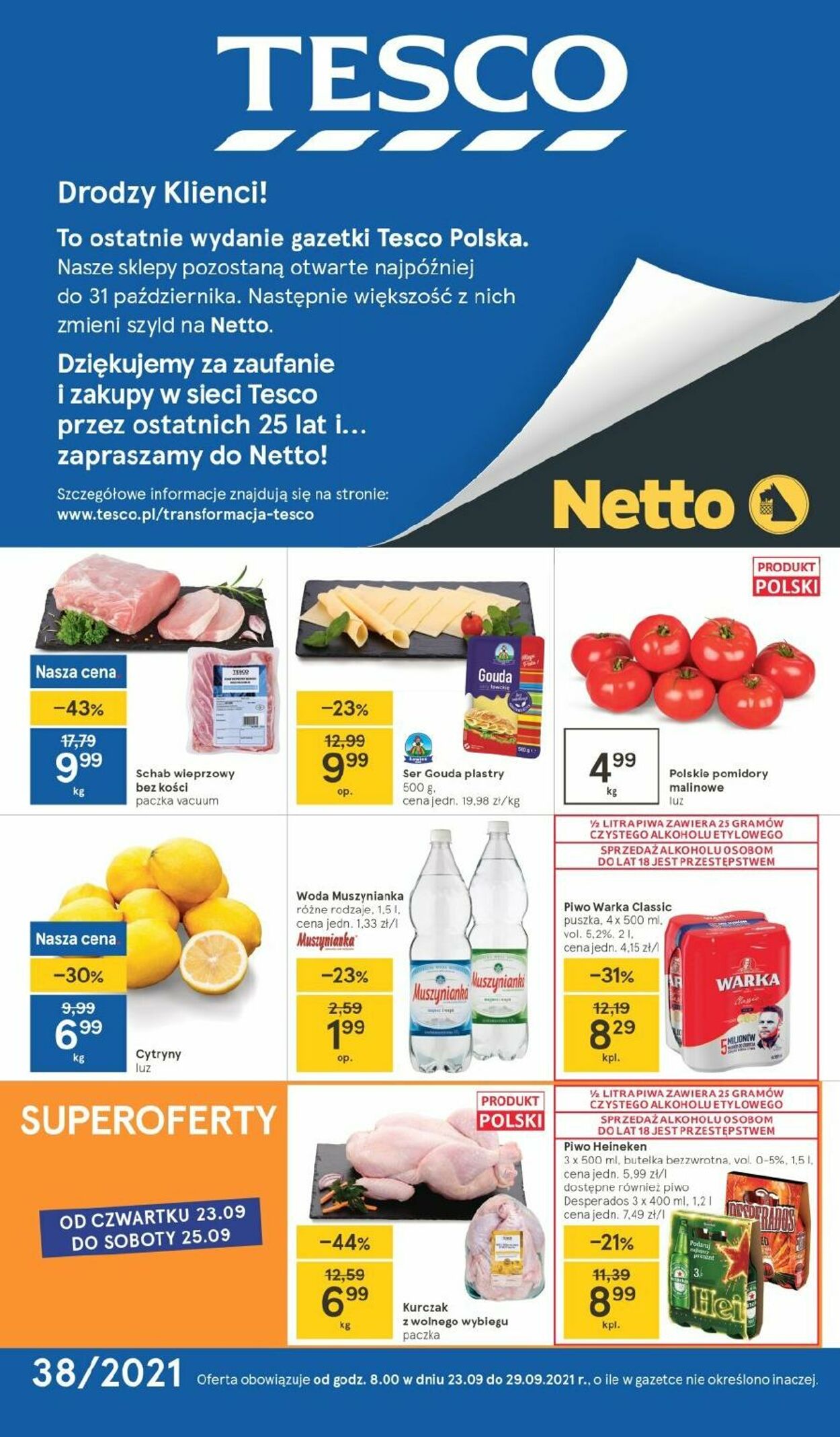 Gazetka Tesco - Tesco gazetka - przyszły tydzień 23 wrz, 2021 - 29 wrz, 2021