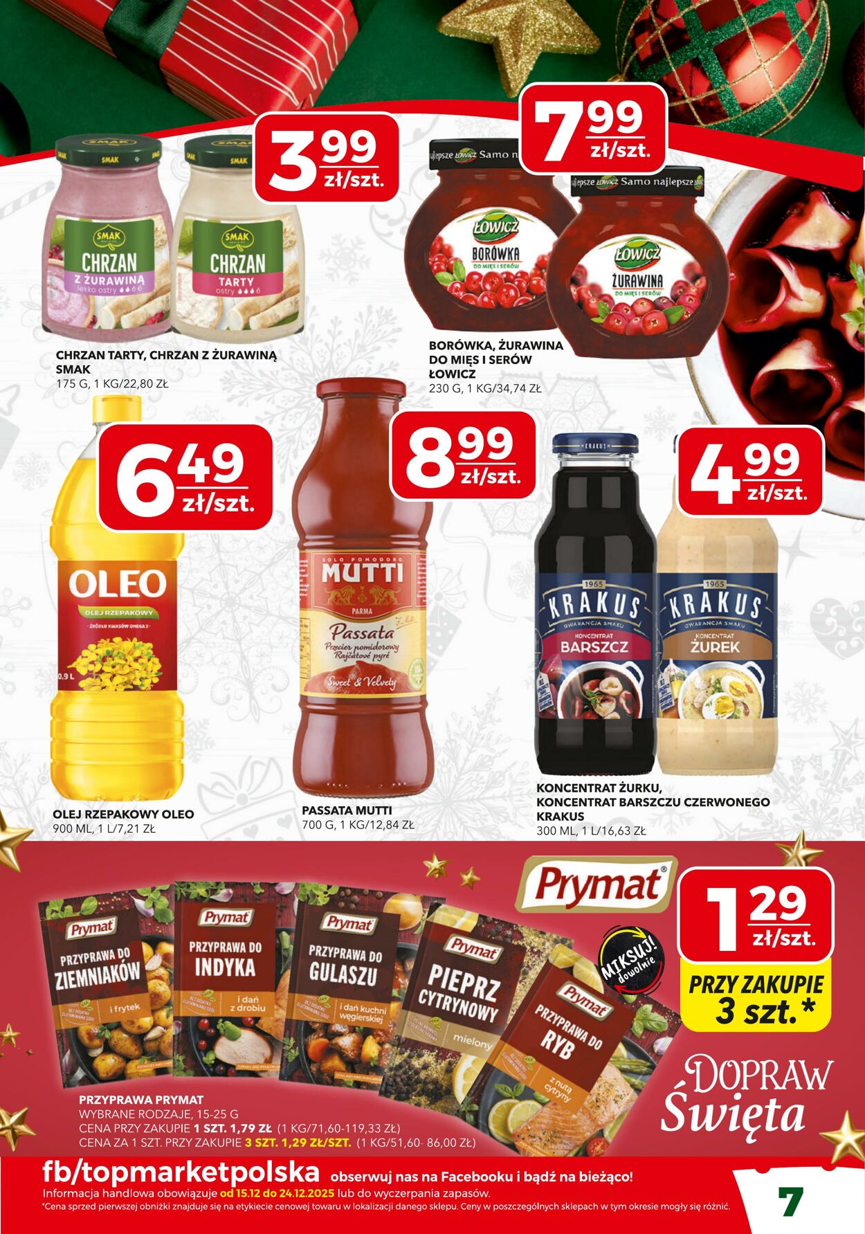 Gazetka Top Market 15.12.2025 - 24.12.2025
