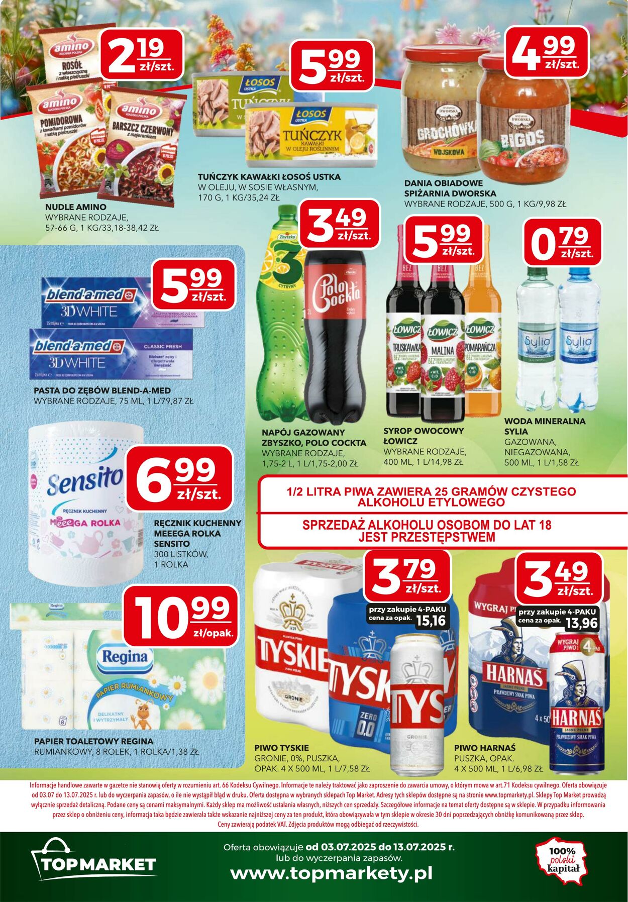 Gazetka Top Market 03.07.2025 - 13.07.2025
