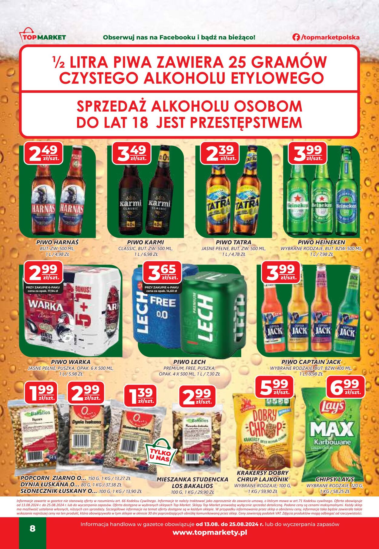 Gazetka Top Market 13.08.2024 - 25.08.2024