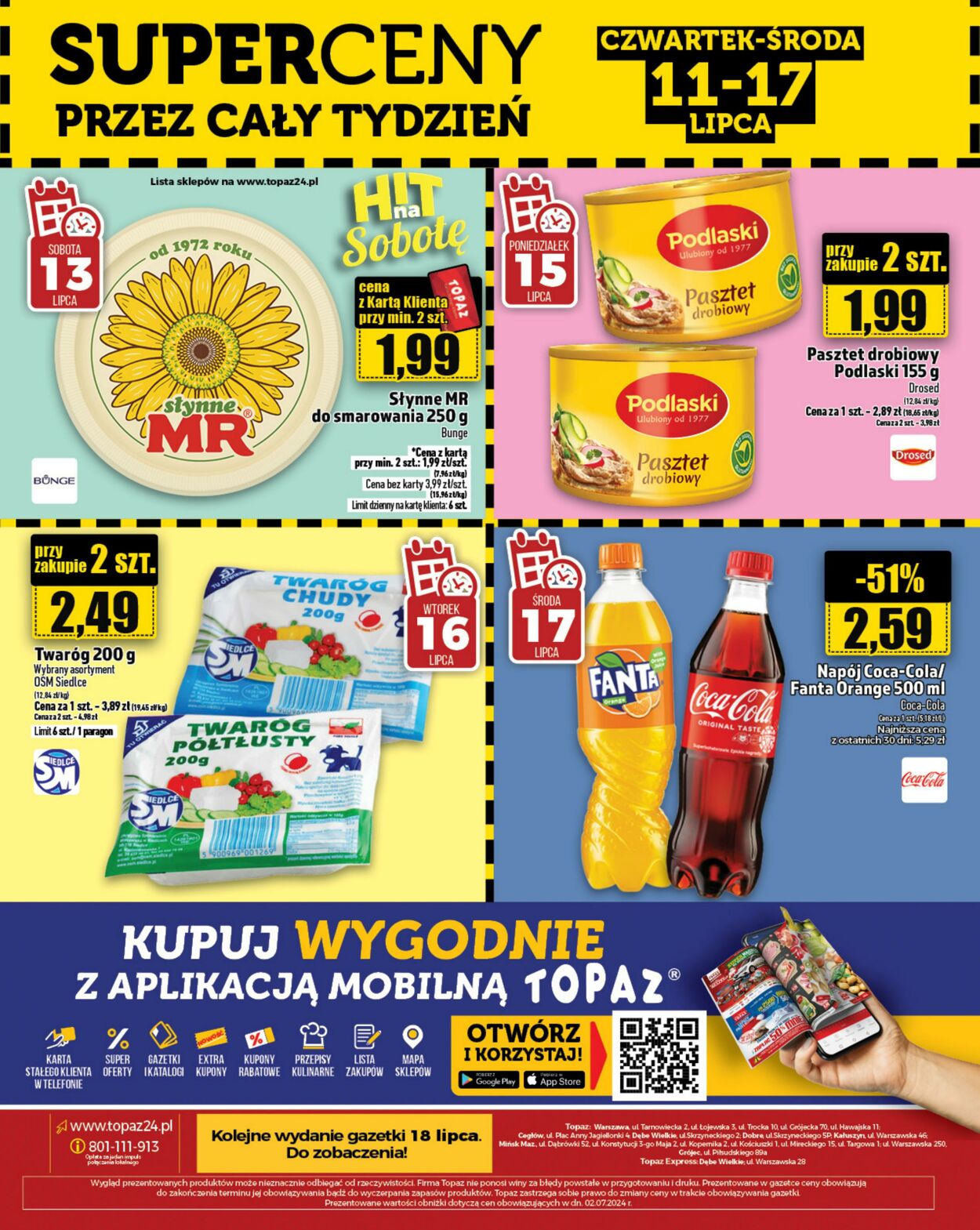 Gazetka Topaz 11.07.2024 - 17.07.2024