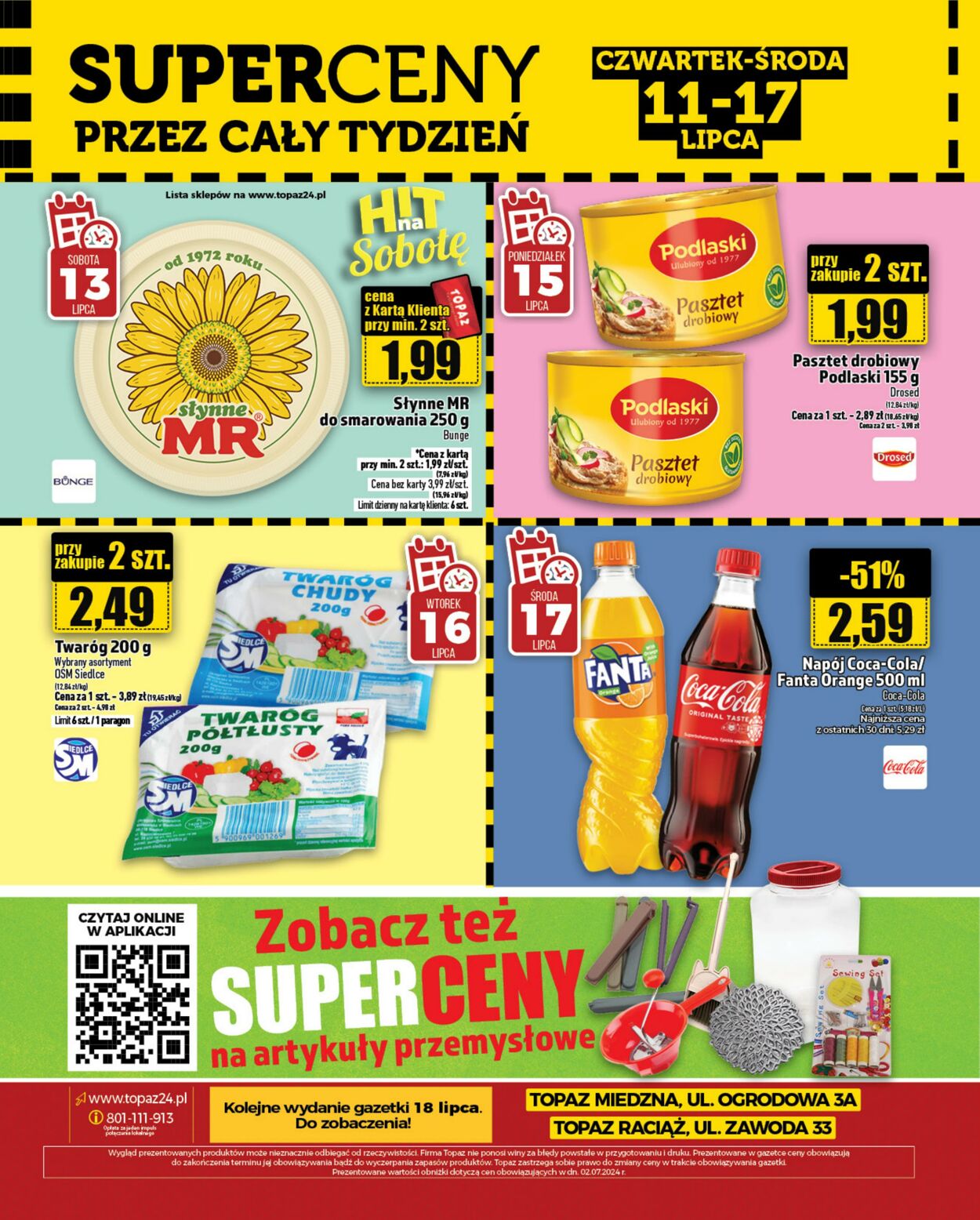 Gazetka Topaz 11.07.2024 - 17.07.2024