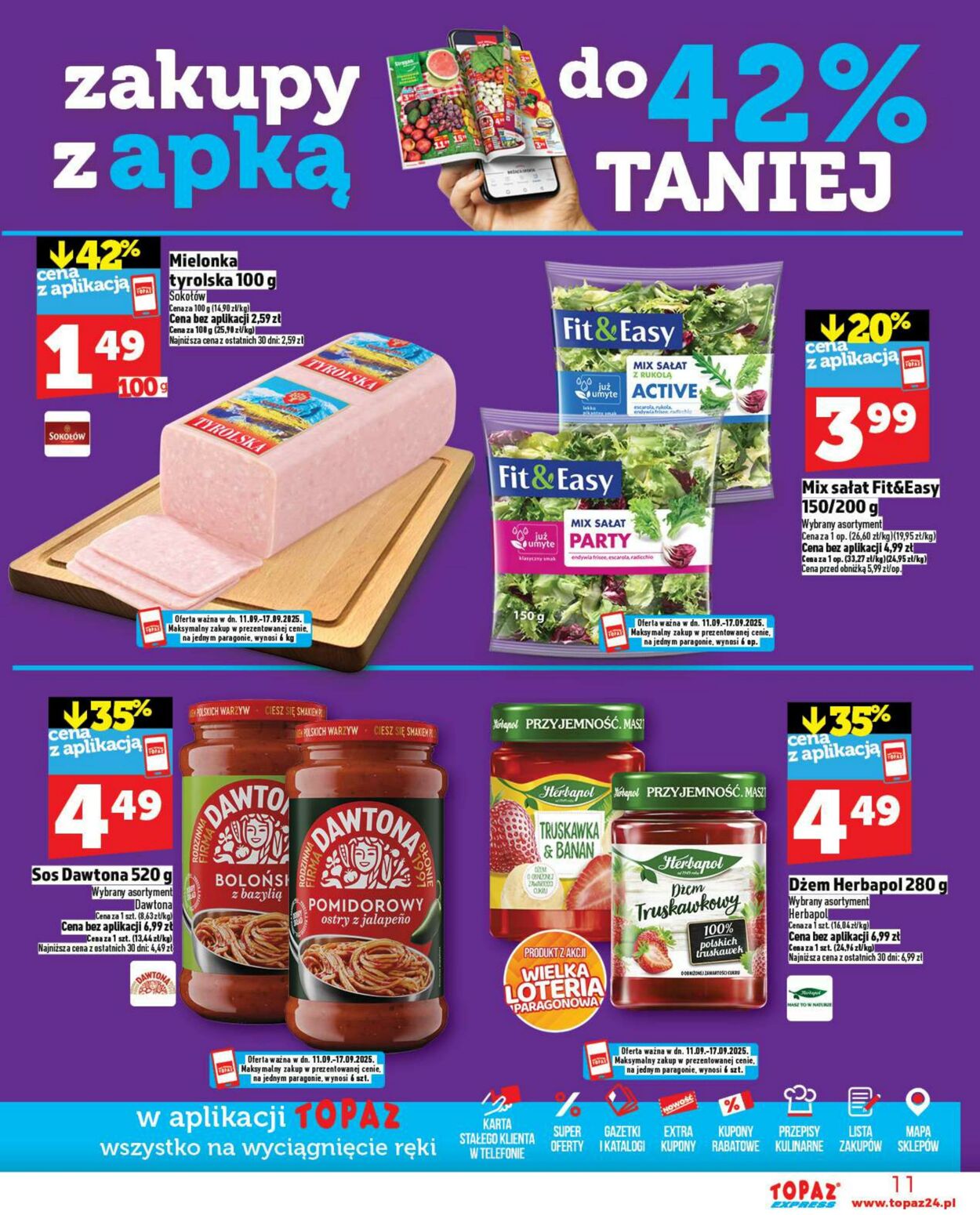 Gazetka Topaz 11.09.2025 - 17.09.2025