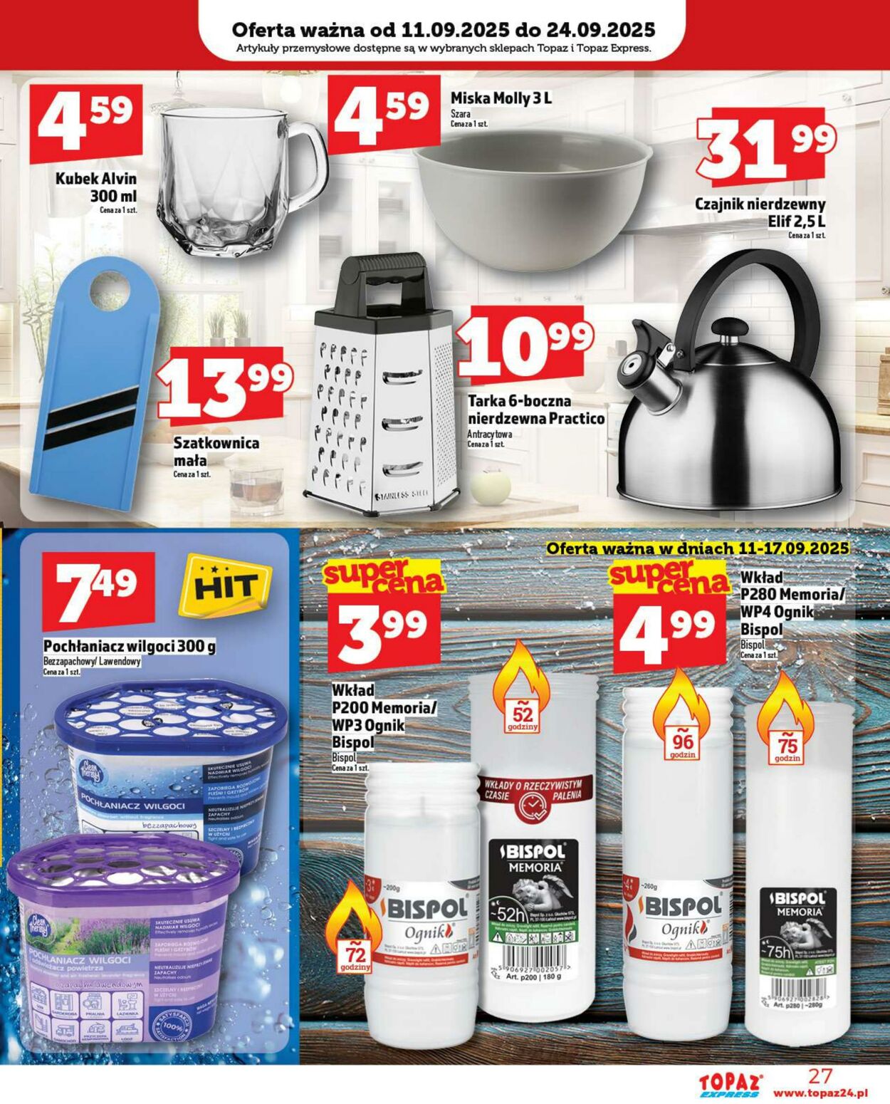 Gazetka Topaz 11.09.2025 - 17.09.2025