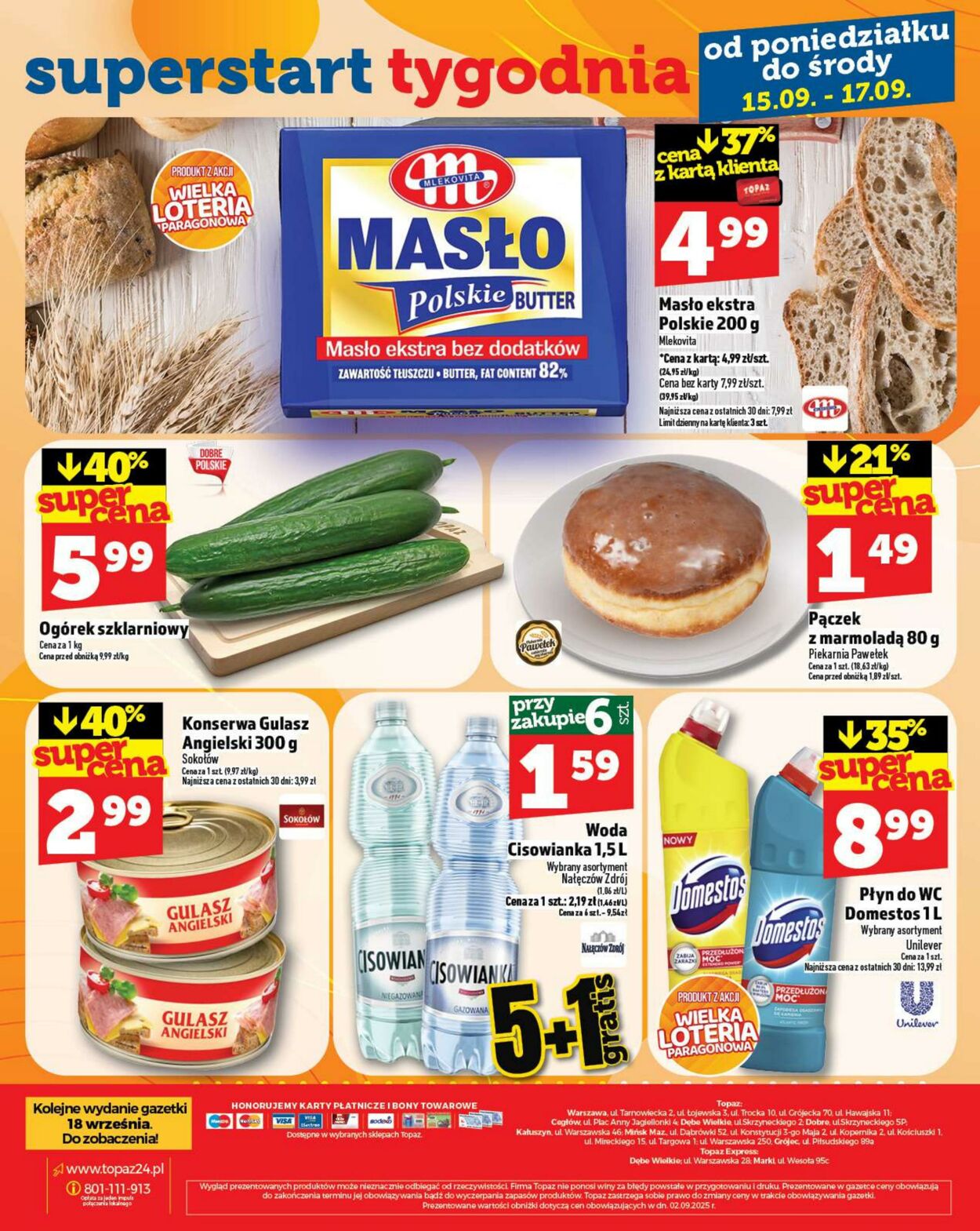 Gazetka Topaz 11.09.2025 - 17.09.2025